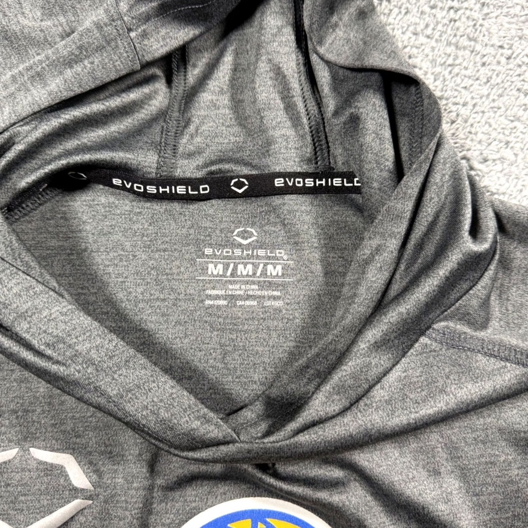 Vintage EvoShield Hoodie Lander University SC Gray Size M Size US M / EU 48-50 / 2 - 4 Thumbnail
