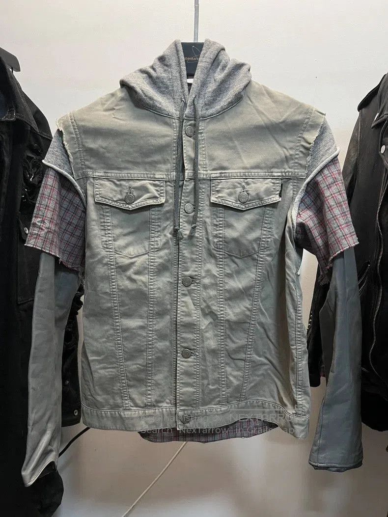 Undercover Undercover cowboy destroys patchwork leather sleeve hooded Size US L / EU 52-54 / 3 - 1 Thumbnail