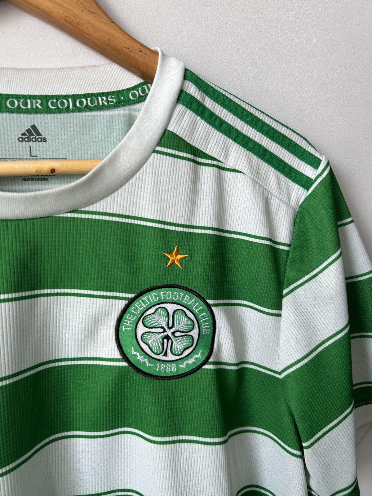 Adidas Adidas Celtic 2021/2022 Home Kit Soccer Jersey Size US L / EU 52-54 / 3 - 3 Thumbnail