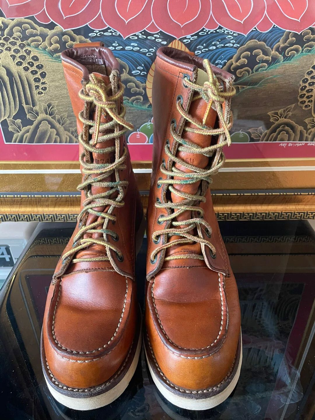 Red Wing Red Wing 877 90s Engineer Boots Size US 5 / EU 37 - 1 Thumbnail