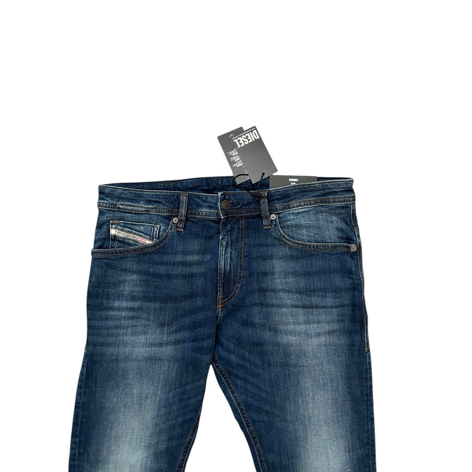 Diesel Diesel Mens Thommer Slim Fit Jeans RB062 Blue Size 32/32 Size US 32 / EU 48 - 2 Thumbnail