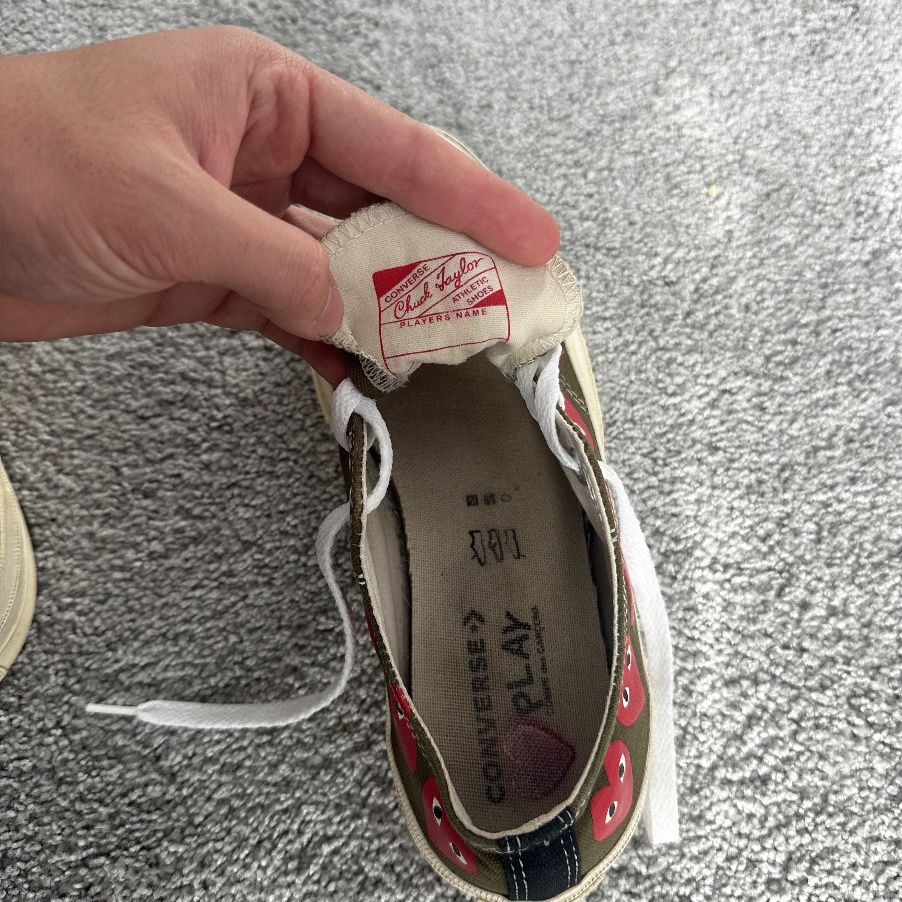 Comme des Garcons Play X Converse CDG low