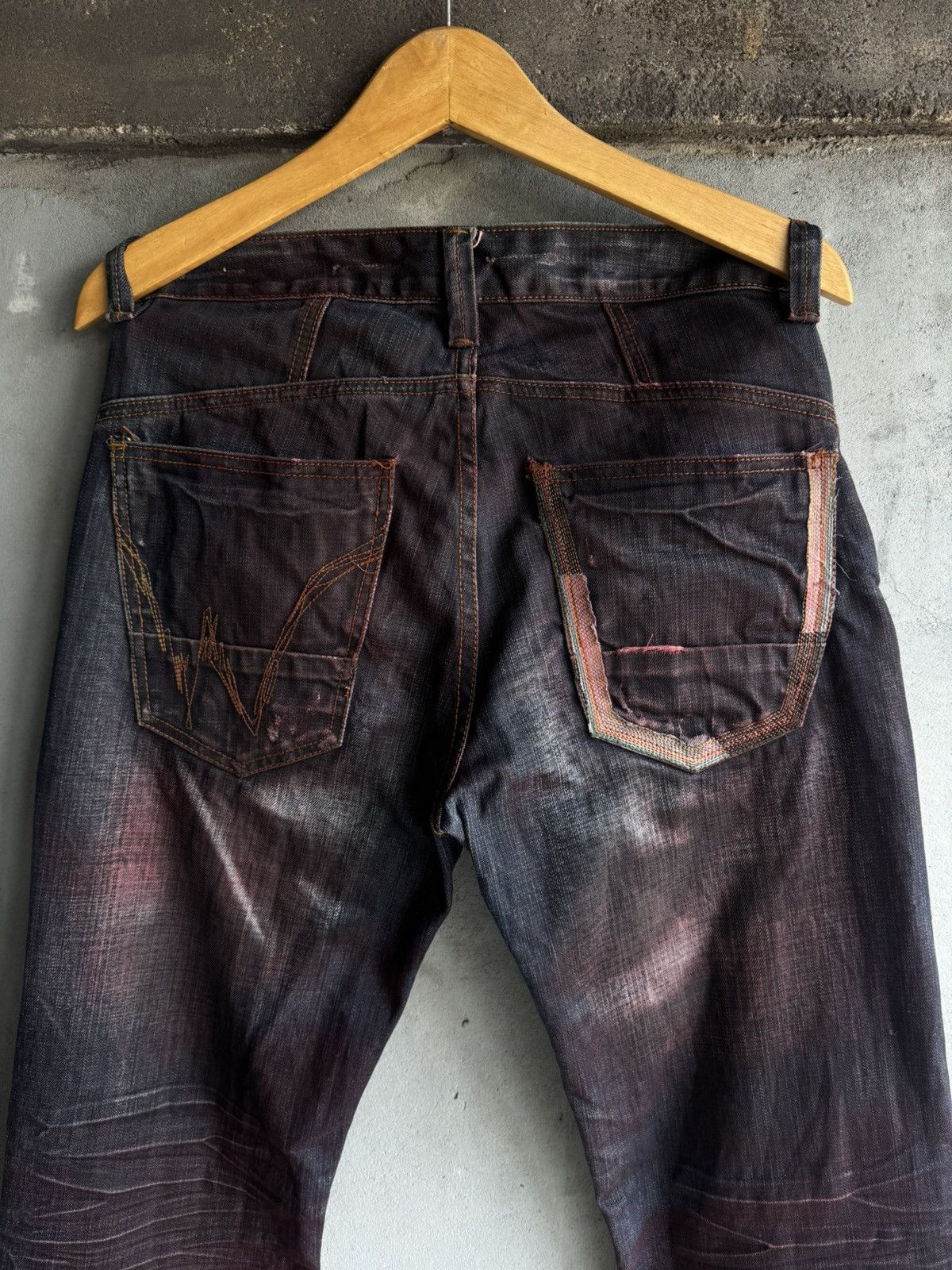Robins Jeans Robin Jeans Prisoner Mudwash Styled Denim Jeans Size US 31 - 5 Thumbnail