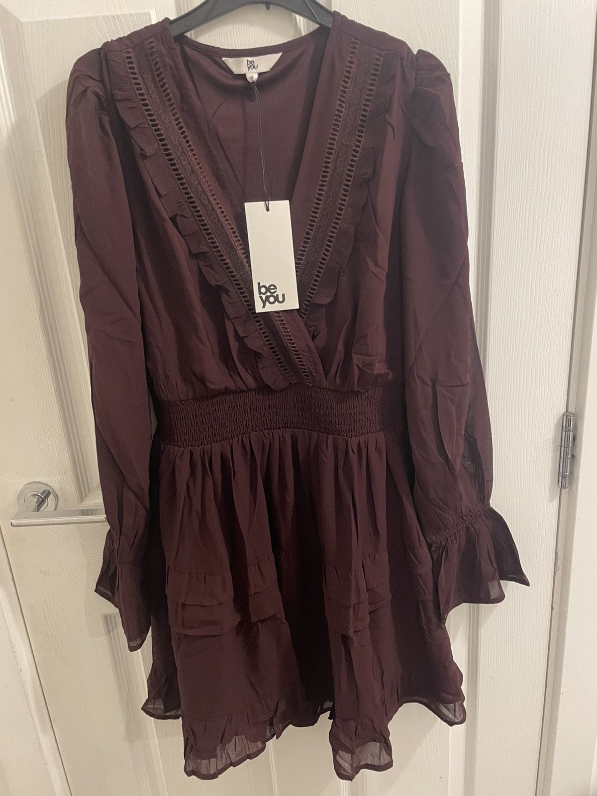 Vintage Be you burgundy women’s gown Size M / US 6-8 / IT 42-44 - 1 Thumbnail