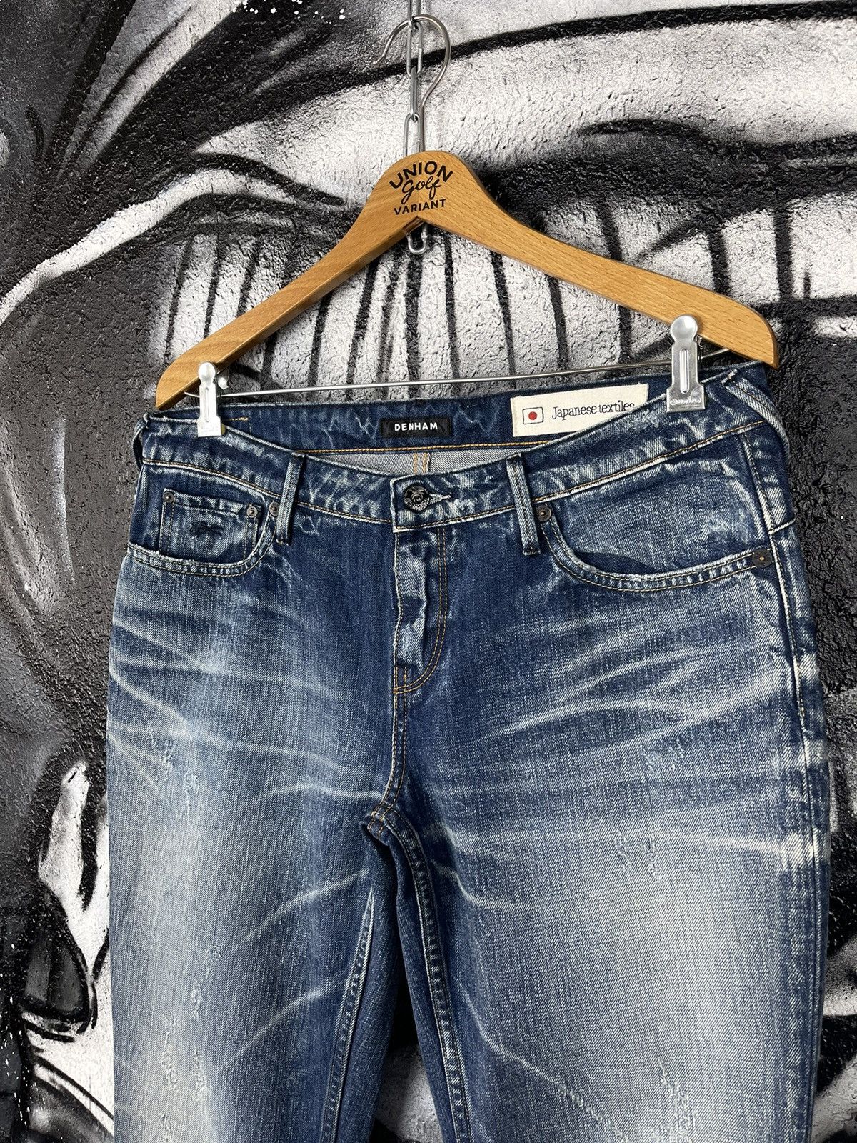 DENHAM × Japanese Brand Denham Maren Boyfriend Fit Jeans Japanese Textiles Size 31" - 3 Thumbnail