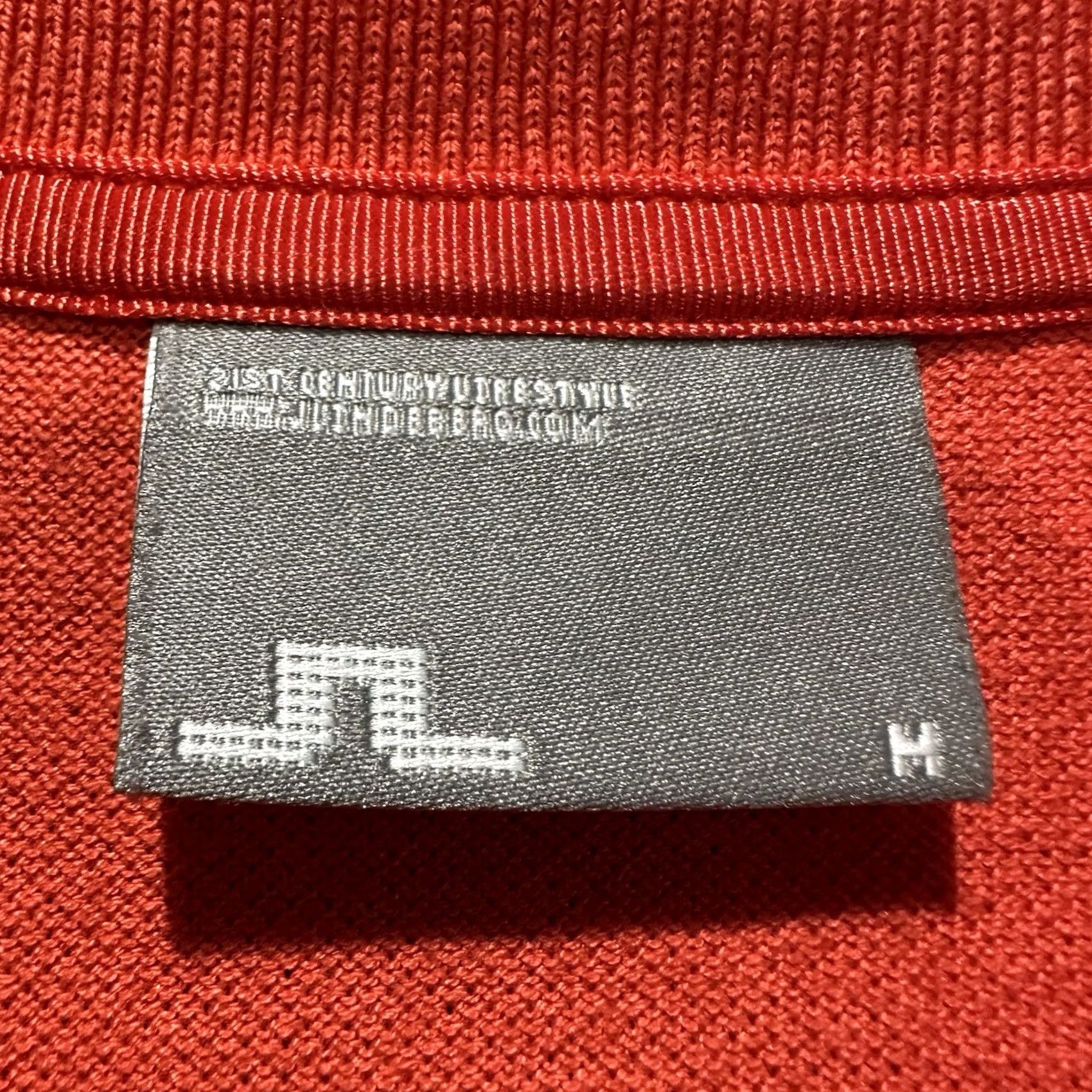 J.Lindeberg J.Lindeberg Polo Shirt Mens Medium Orange Golf Performance Logo Preppy EUC Size US M / EU 48-50 / 2 - 4 Thumbnail