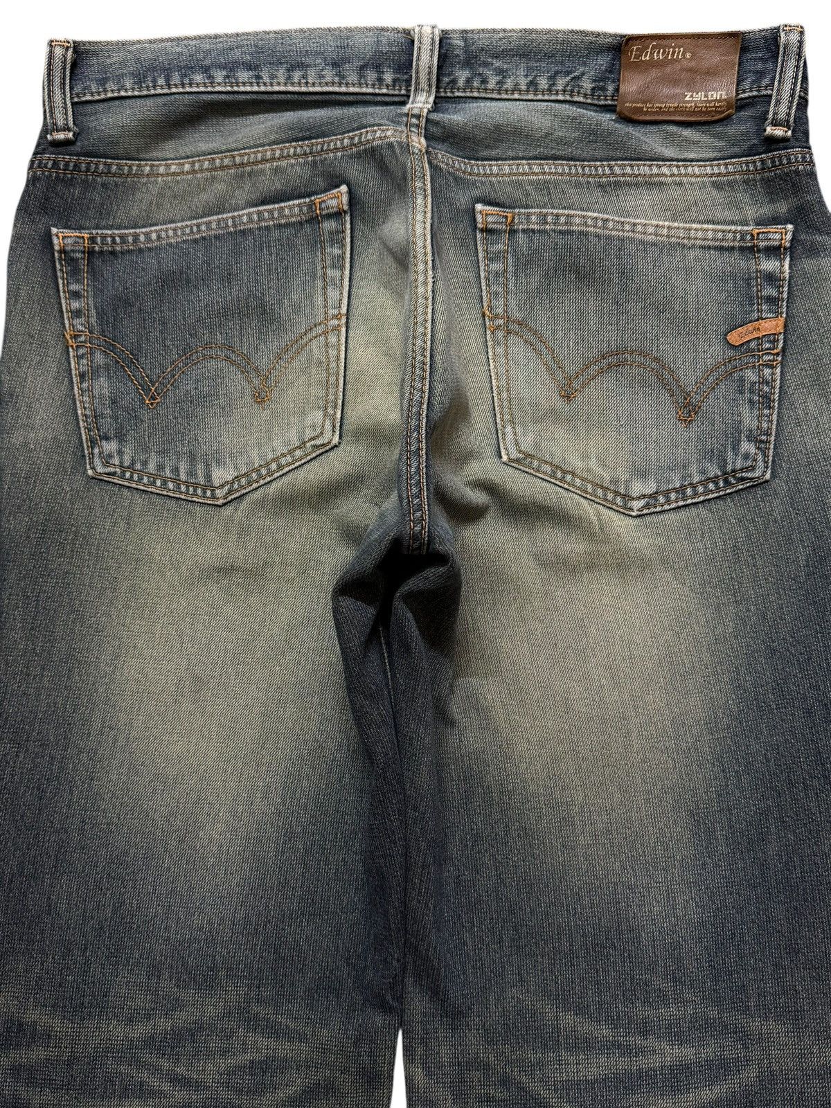 Edwin Vintage 90s Edwin 503 Faded Wash Distressed Regular Straight Size US 36 / EU 52 - 4 Thumbnail