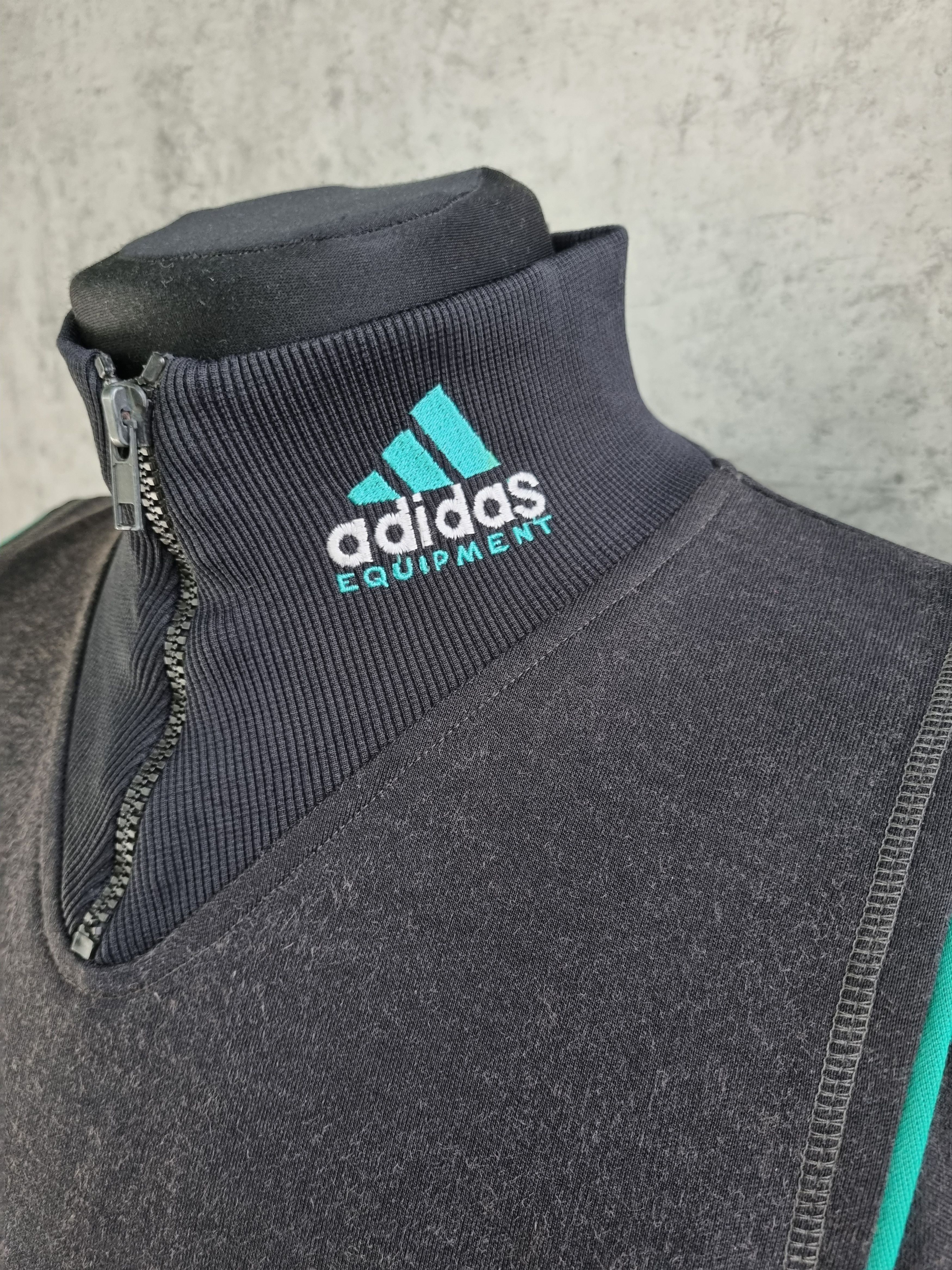 Adidas × Vintage 80s ADIDAS Equipment Vintage half zip up sweatshirt Size US M / EU 48-50 / 2 - 7 Thumbnail