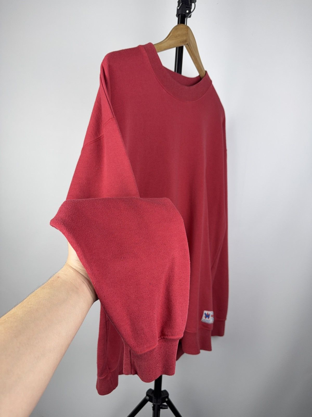 Vintage Vintage 90s World Athletic USA Blank Sweatshirt Size US XL / EU 56 / 4 - 4 Thumbnail