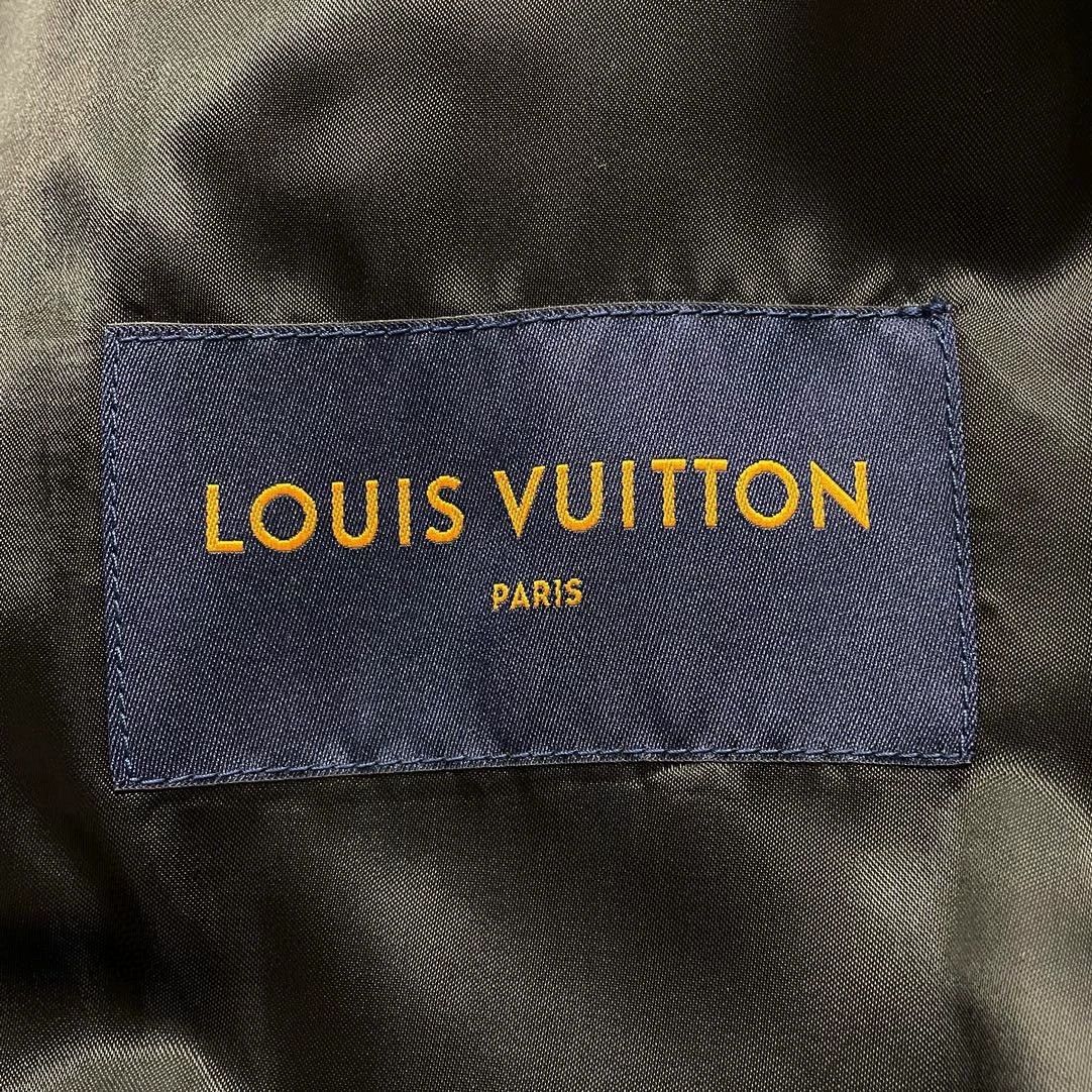 Louis Vuitton louis vuitton black logo leather jacket Size US L / EU 52-54 / 3 - 5 Thumbnail
