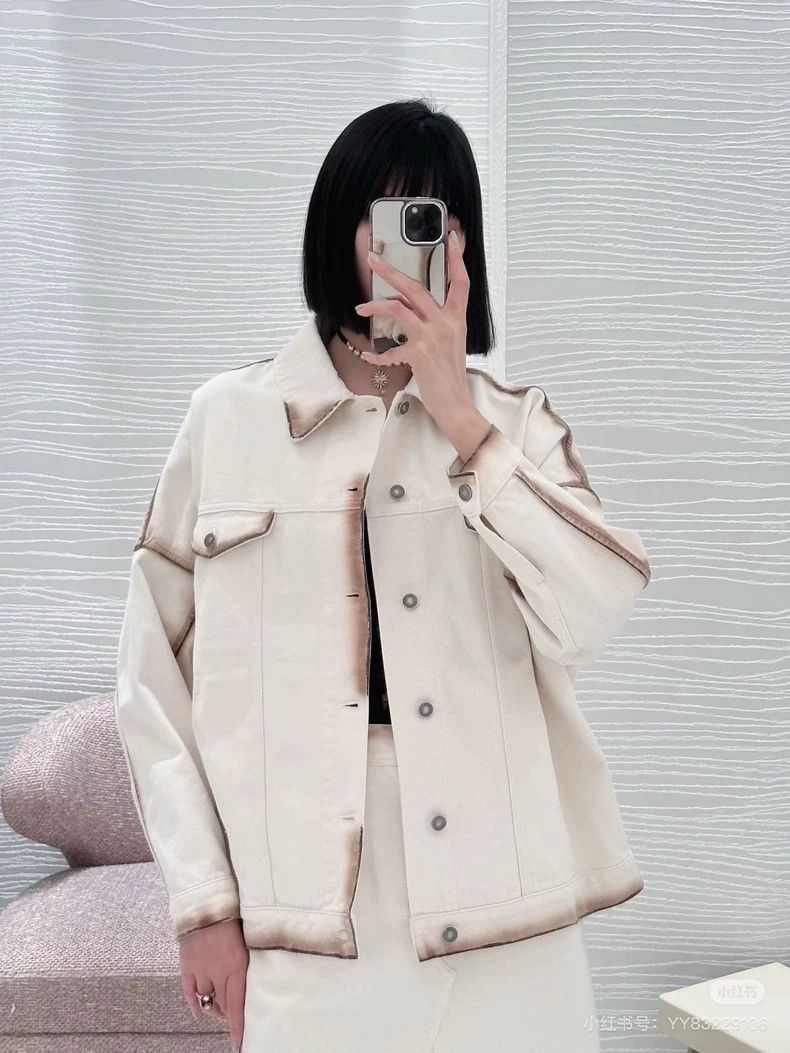 Dior Dior Contrasting denim jacket Size XXS / US 00 / IT 34 - 1 Thumbnail
