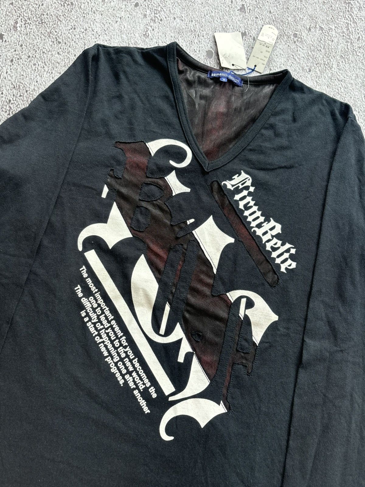 semanticdesign Y2k Semanticdesign Ifsix Punk Style Longsleeve Size US M / EU 48-50 / 2 - 3 Thumbnail