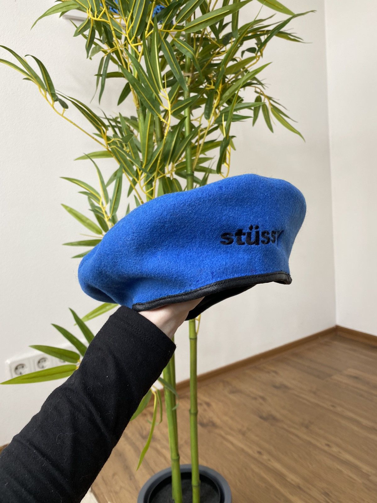 Stussy VINTAGE STUSSY NAVI BERET HAT 1990s Size ONE SIZE - 3 Thumbnail