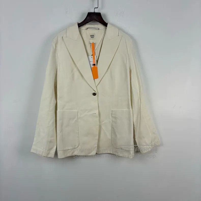 Hermes Hermes White Women's Blazer Suit Size S / US 4 / IT 40 - 1 Thumbnail