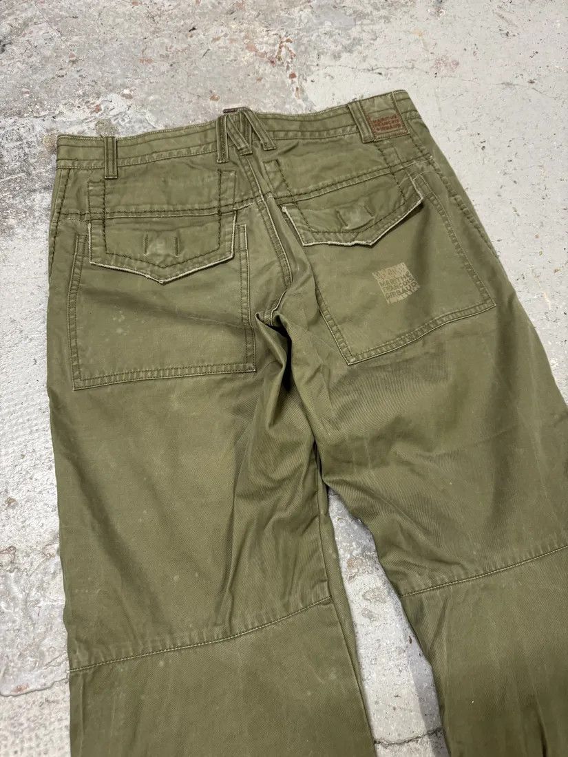 Designer × Marithe + Francois Girbaud × Vintage 2000s Marithé + François Girbaud Olive Straight Pants Size US 31 - 6 Thumbnail
