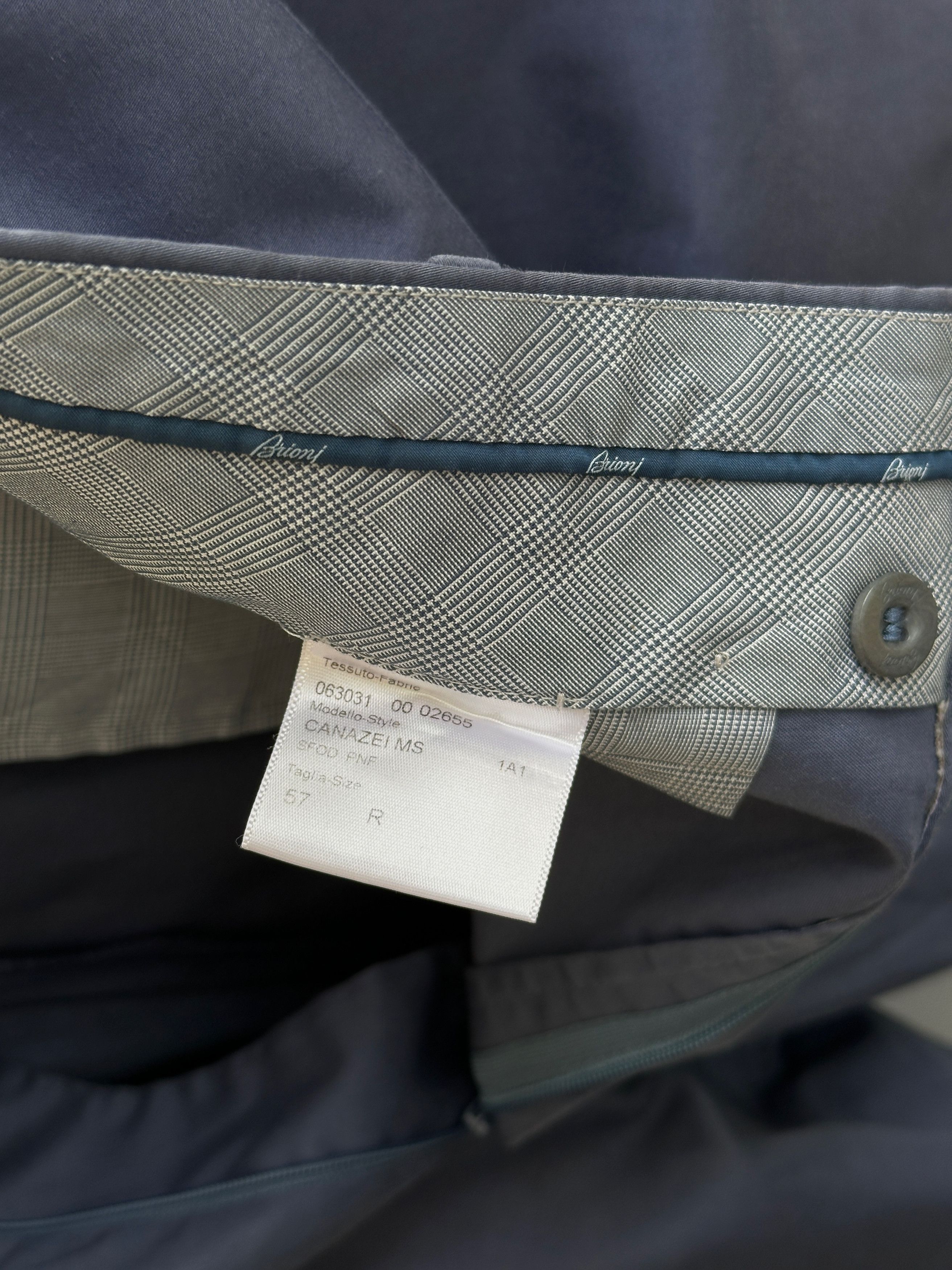 Brioni Brioni Blue Dress Trousers Pants Size US 38 / EU 54 - 11 Thumbnail