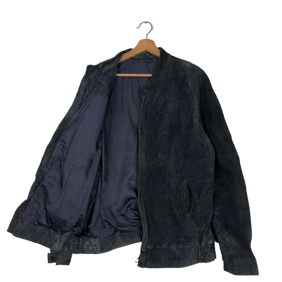 Genuine Leather Vintage Pig Skin Genuine Leather Jacket England Issey Miyake Size US L / EU 52-54 / 3 - 11 Thumbnail