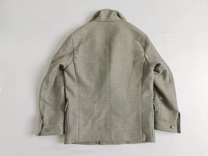 Loro Piana Loro Piana Men's wool jacket coat, green-gray, 100% prime Size US S / EU 44-46 / 1 - 7 Thumbnail