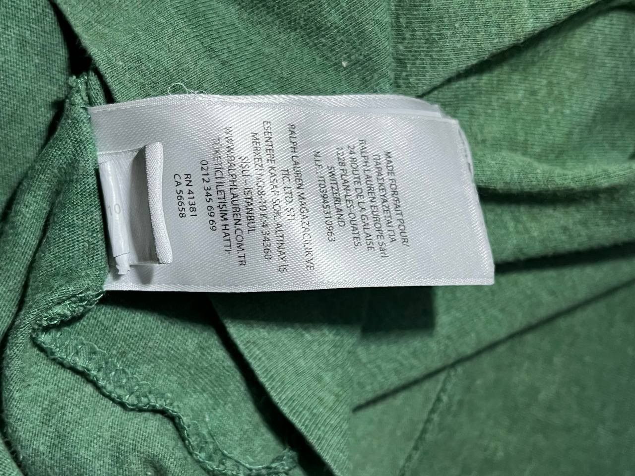 Ralph Lauren Polo Ralph Lauren green basic logo tee Size US XL / EU 56 / 4 - 6 Thumbnail