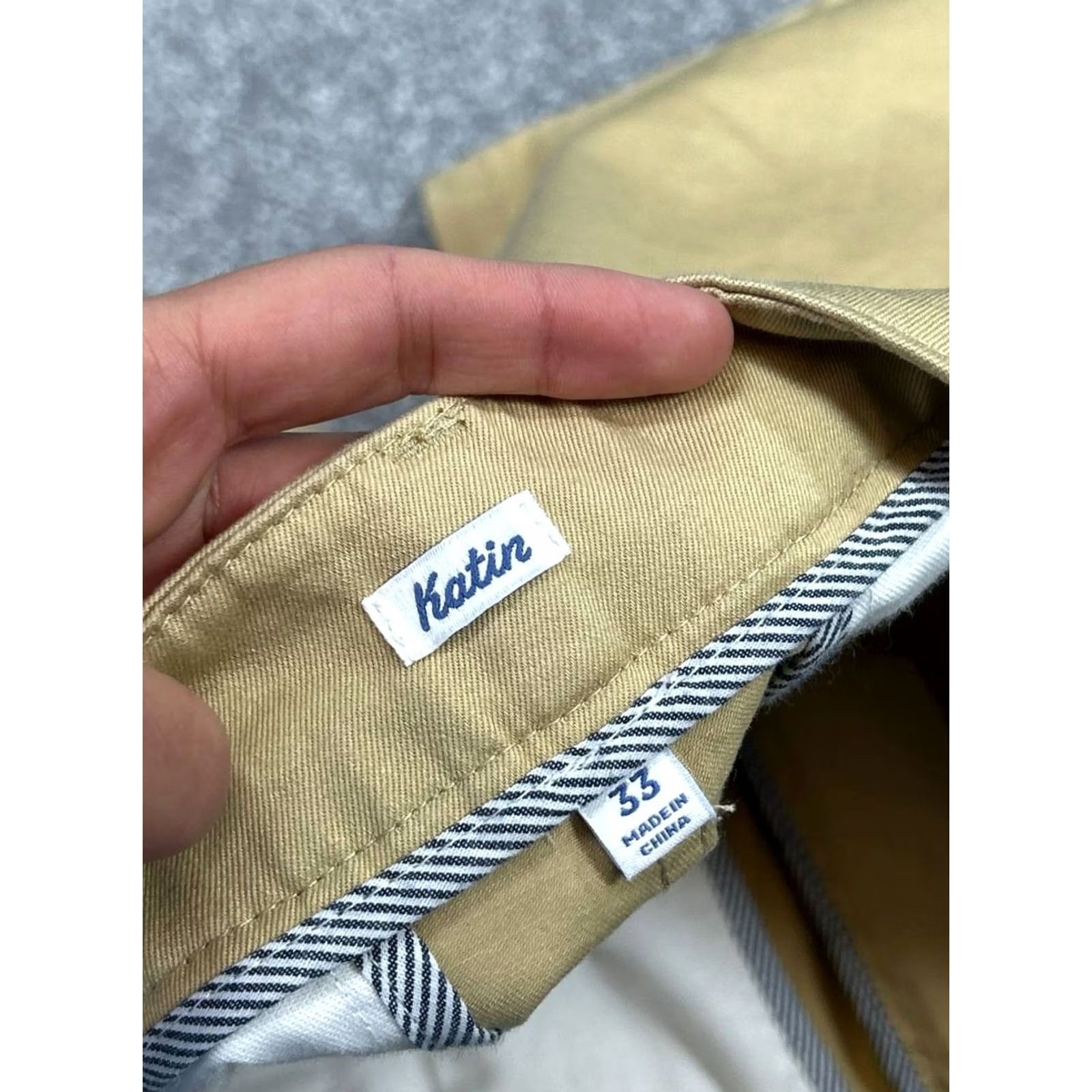 Katin Katin Chino Shorts Mens 33 Brown Stretch Mid Rise Athleisure Golf Performance Chino Shorts Mens 33 Brown Stretch Mid Rise Size US 33 - 7 Thumbnail