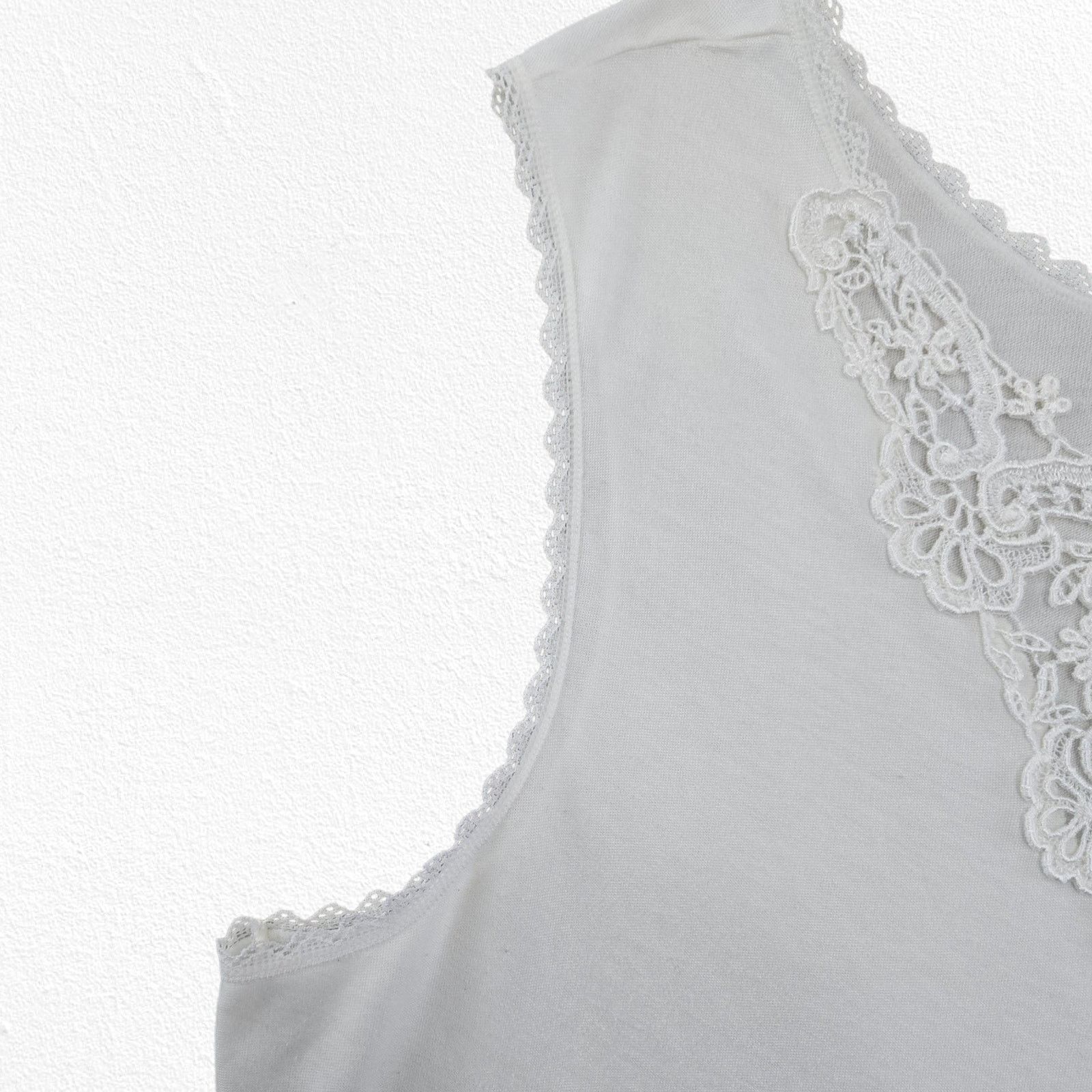 Vintage Vintage 80s Cuddl Duds Lace Tank Large USA Size Large Size L / US 10 / IT 46 - 4 Thumbnail