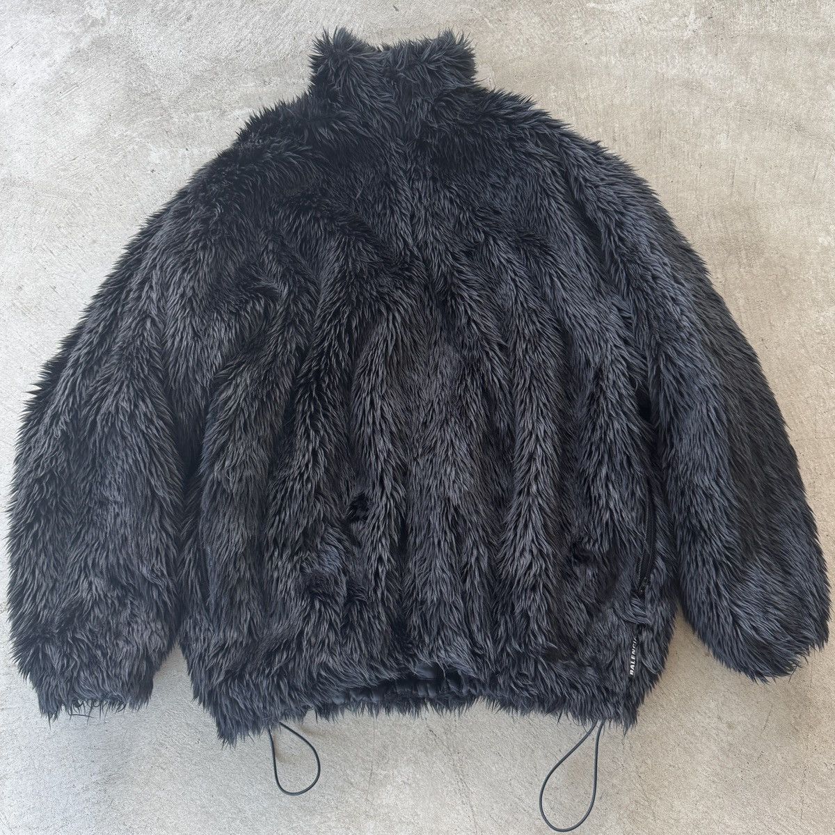 Balenciaga Balenciaga Faux Fur Bomber Jacket Size M / US 6-8 / IT 42-44 - 1 Thumbnail