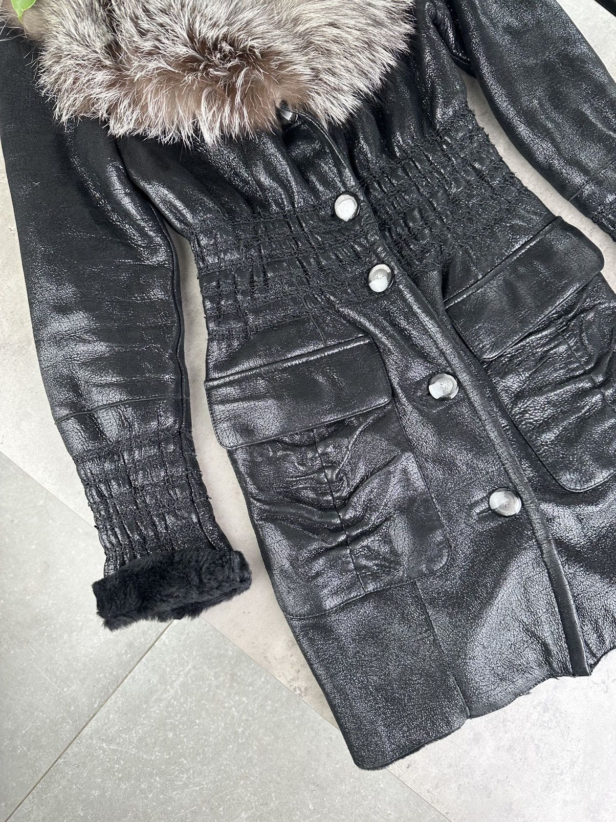 Japanese Brand Vintage Sheepskin Coat Size S / US 4 / IT 40 - 4 Thumbnail