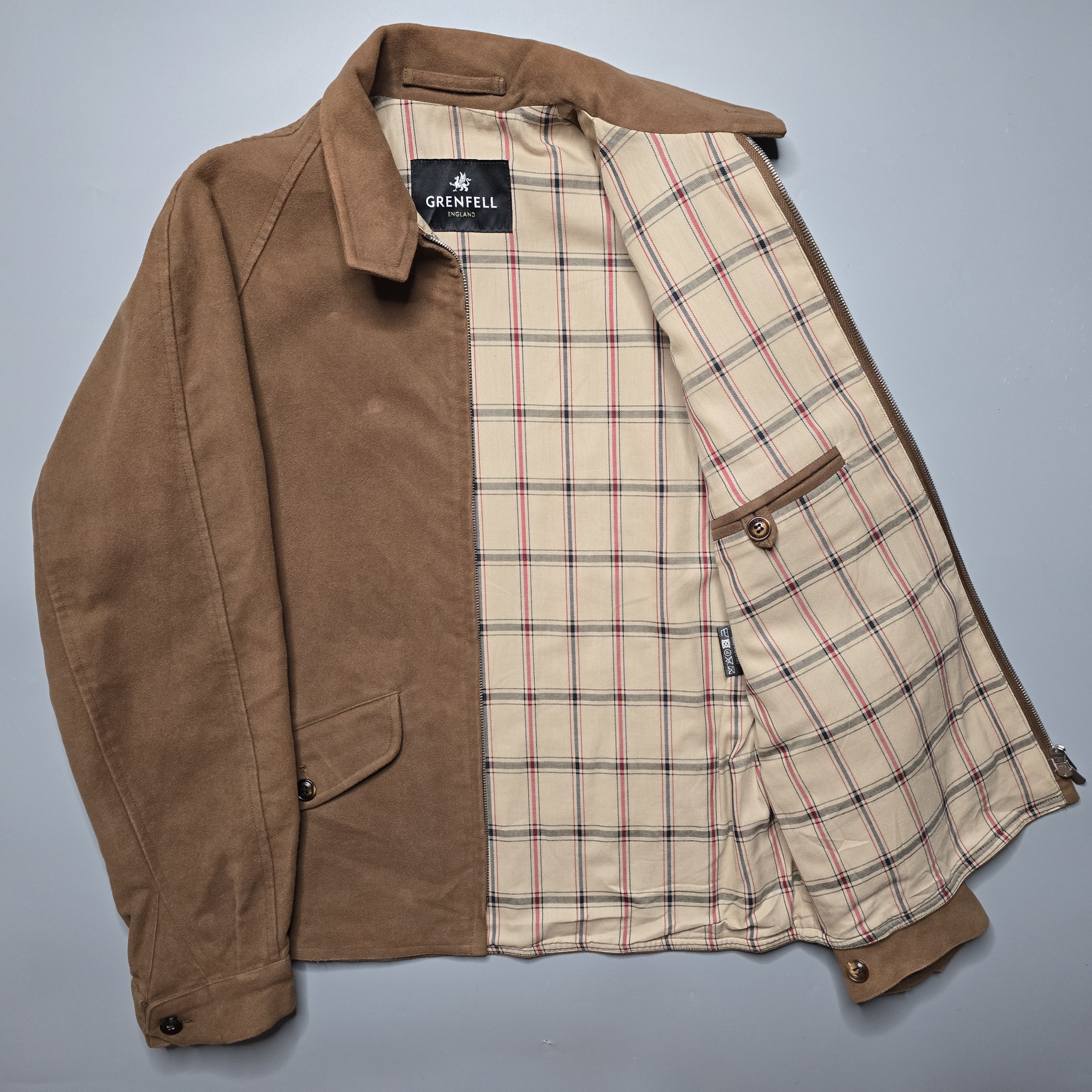 Grenfell Grenfell England - Moleskin Golfer Jacket Size US M / EU 48-50 / 2 - 4 Thumbnail