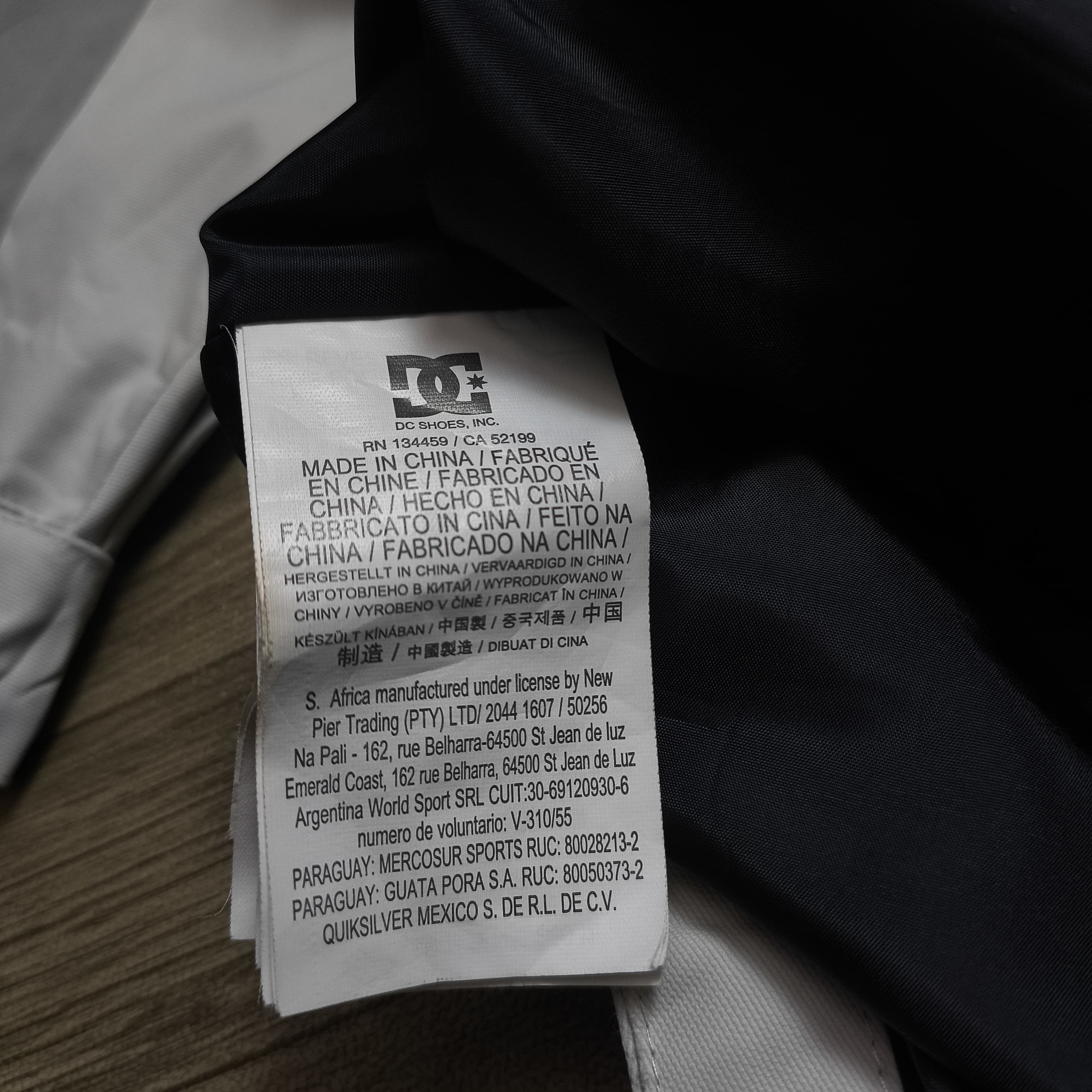 DC DC Shoes Rampart Technical Anorak Snow Jacket Pocketable Size US L / EU 52-54 / 3 - 21 Thumbnail