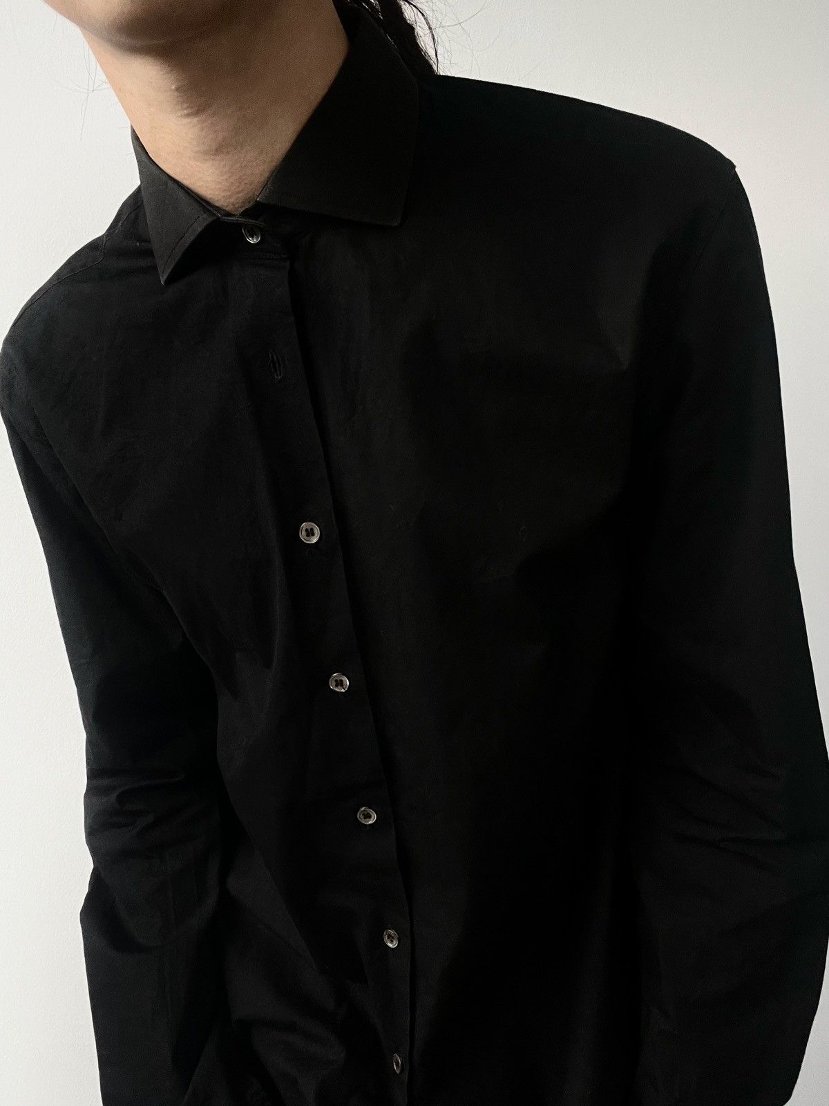 Raf Simons Raf Simons 2000-2001 Runaway Black SHIRT Size US M / EU 48-50 / 2 - 8 Thumbnail