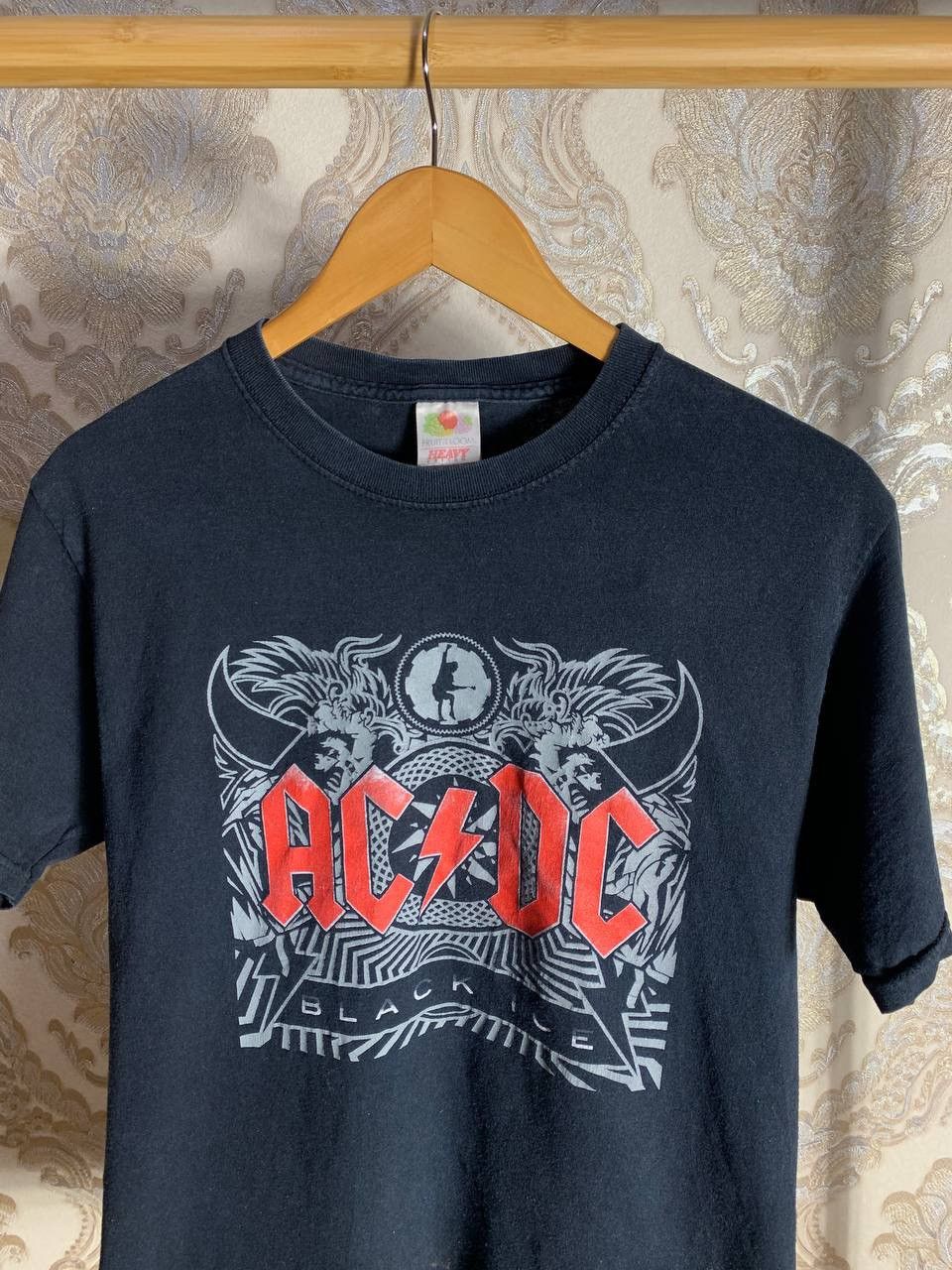 AC/DC × Vintage VERY RARE AC/DC ROCK T-SHIRT BIG LOGO BAND METAL PUNK 90s Size US M / EU 48-50 / 2 - 2 Thumbnail