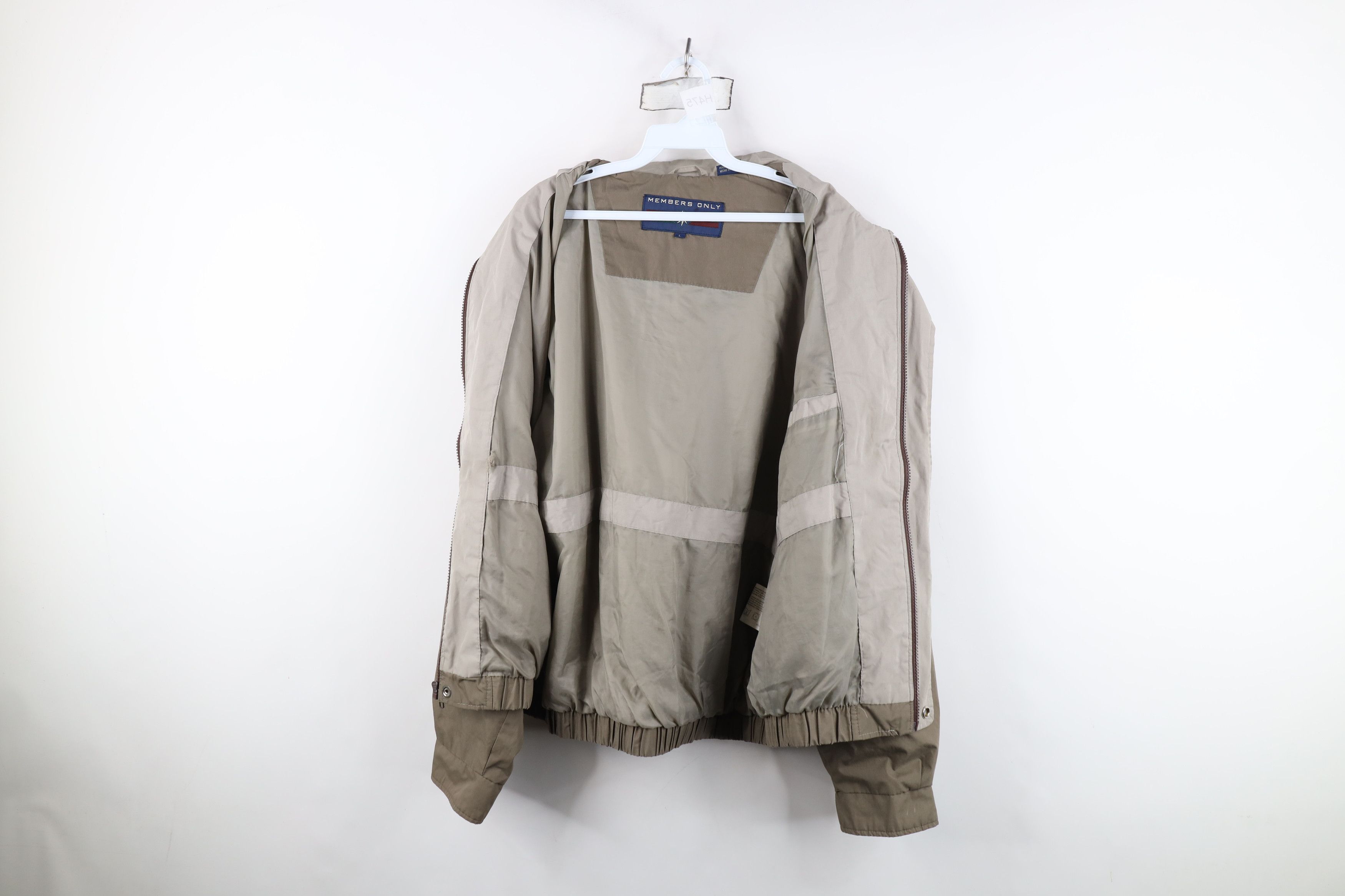 Vintage Vintage 90s Members Only Full Zip Windbreaker Bomber Jacket Size US L / EU 52-54 / 3 - 11 Thumbnail