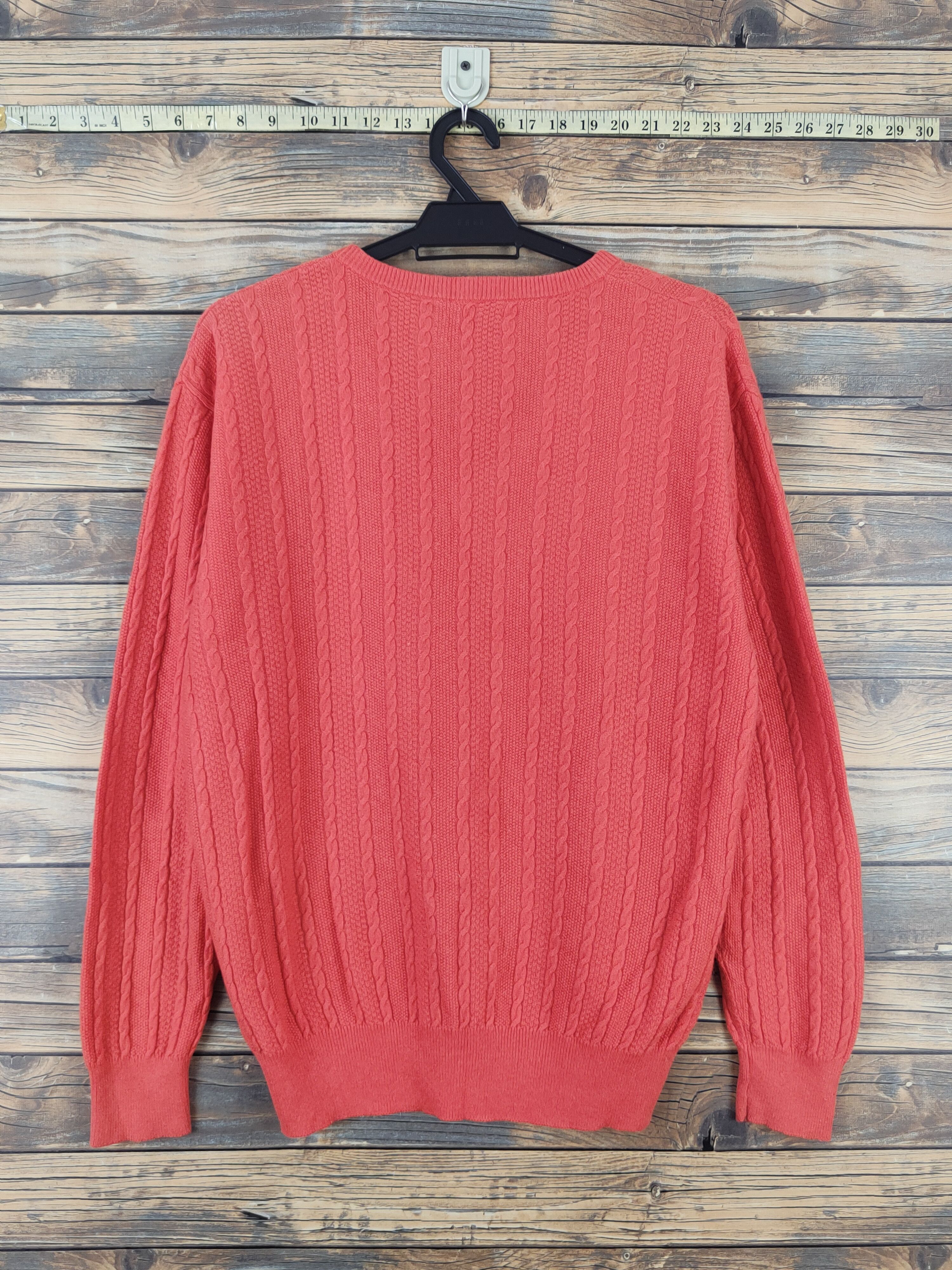 Homespun Knitwear × Japanese Brand × Vintage Japanese Brand Orange Knitwear Sweatshirts #W1109 Size US L / EU 52-54 / 3 - 7 Thumbnail