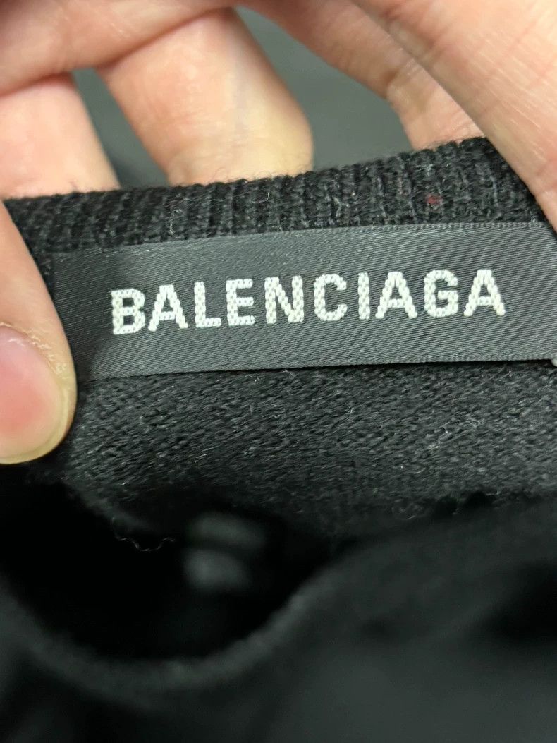 Balenciaga Balenciaga Chest logo-knit sweater Size US M / EU 48-50 / 2 - 3 Thumbnail