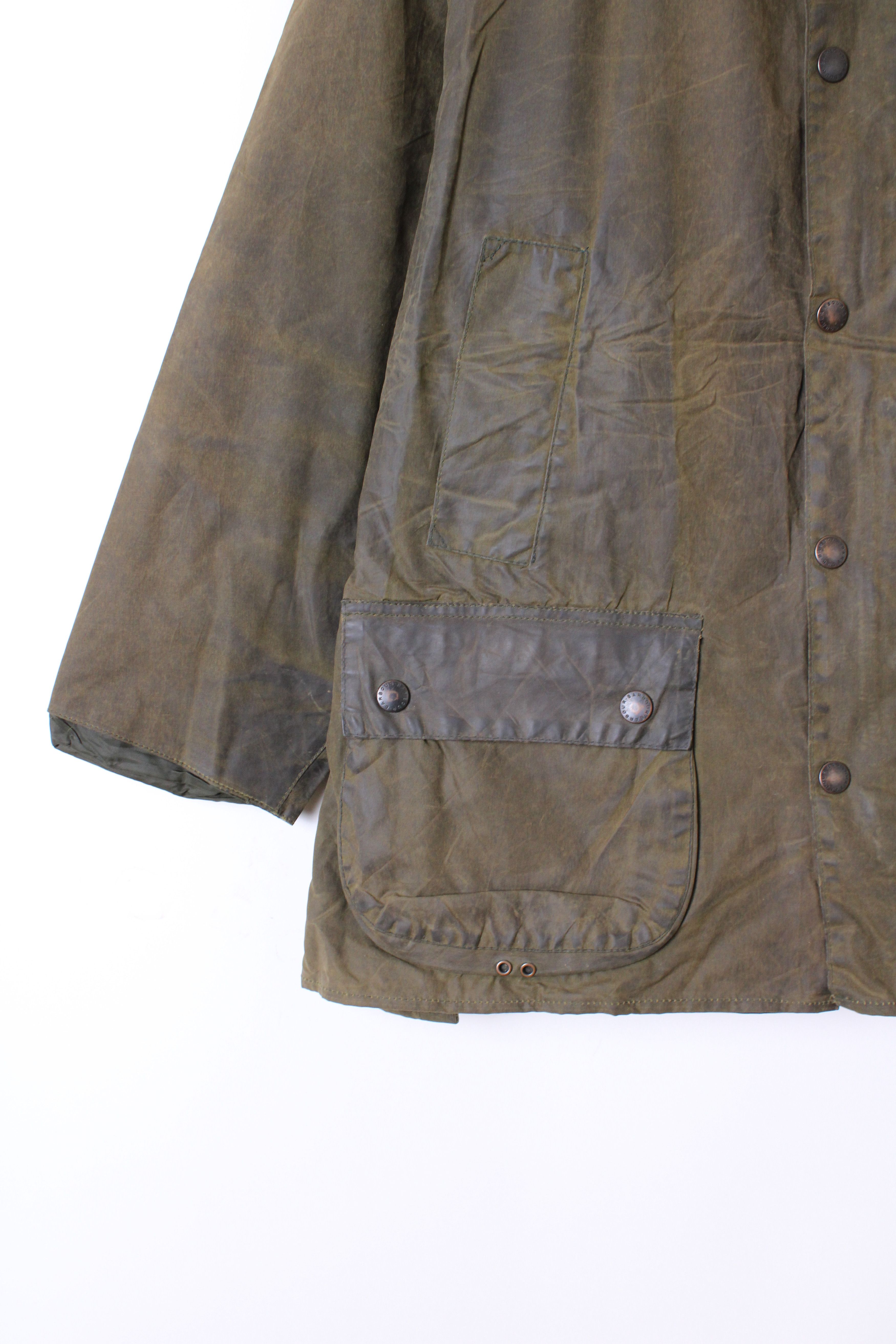 Barbour Barbour Beaufort Vintage 2 Crest Waxed Jacket Green Size US XL / EU 56 / 4 - 3 Thumbnail