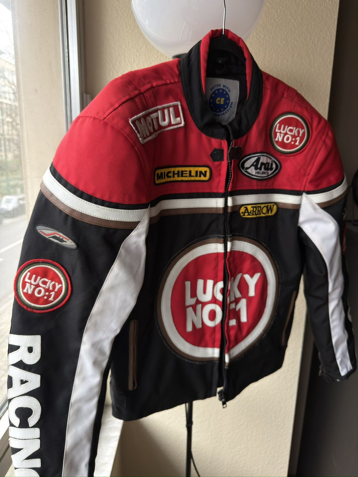 Arrow Real leather racing jacket arrow arai Size US XL / EU 56 / 4 - 4 Thumbnail