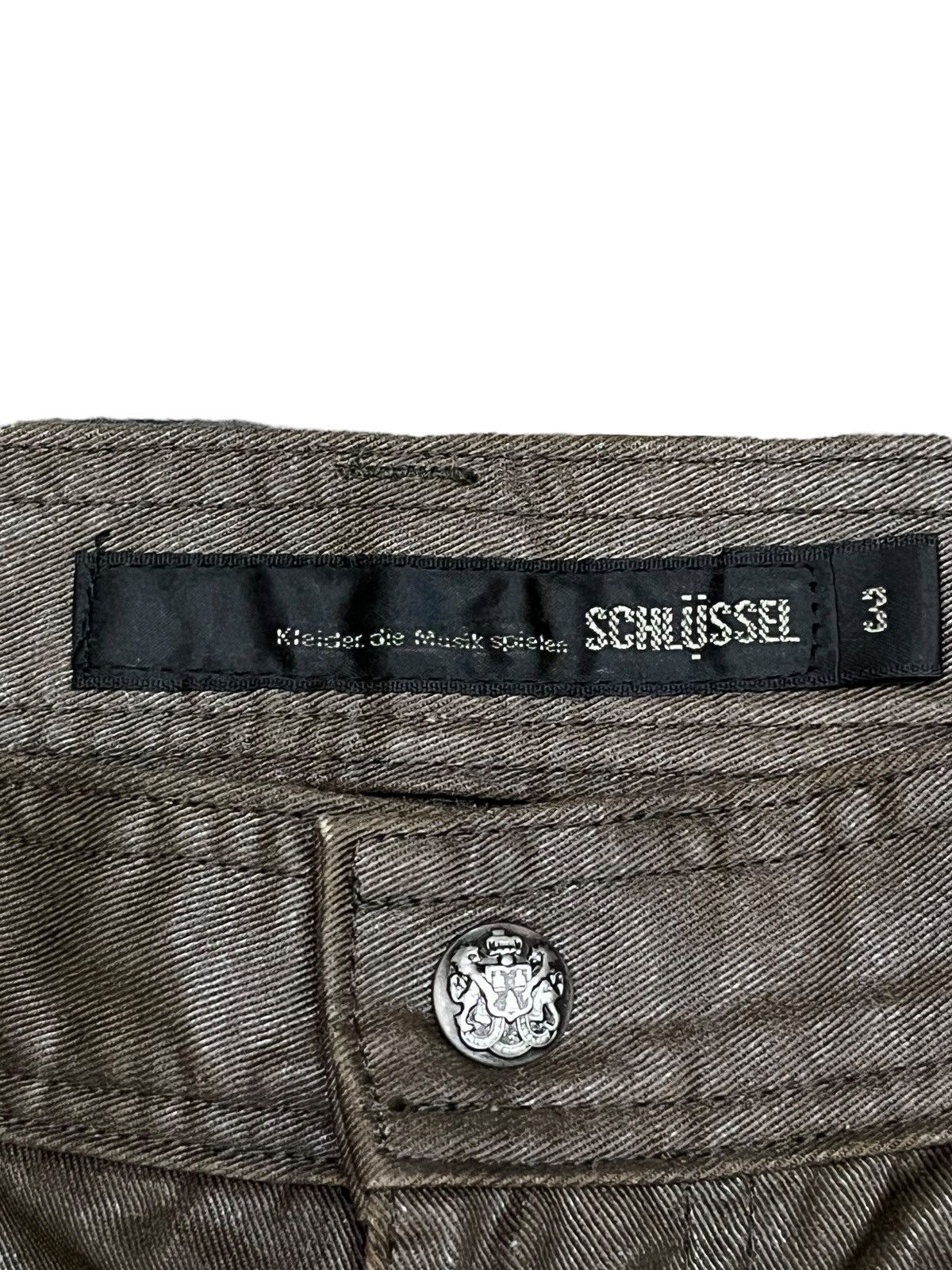 Schlussel SCHLÜSSEL Waxed Cotton Multi-Pocket Cargo Pants - W30" Size US 30 / EU 46 - 8 Thumbnail