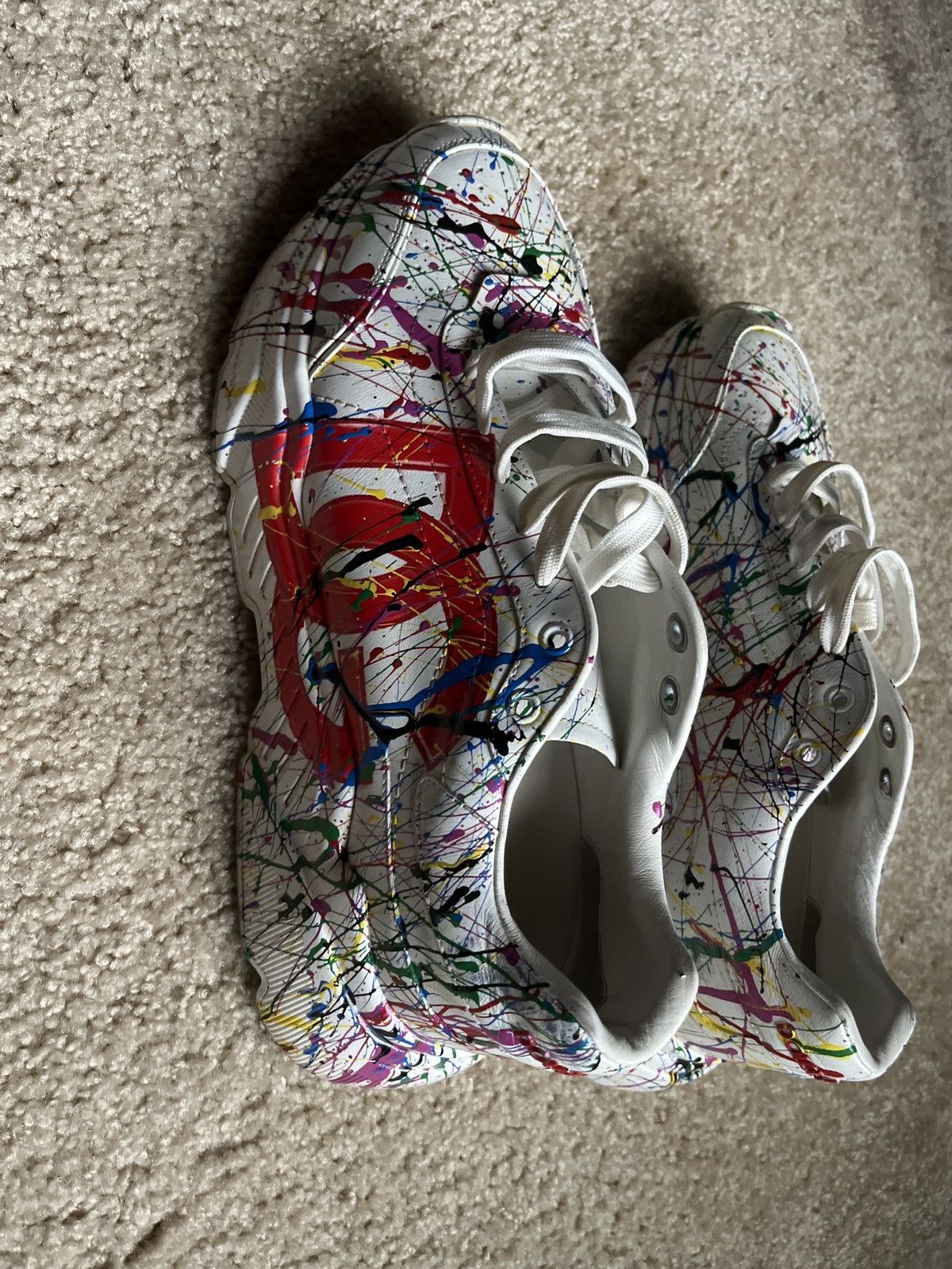 Dolce & Gabbana Paint spatter Size US 12 / EU 45 - 5 Thumbnail
