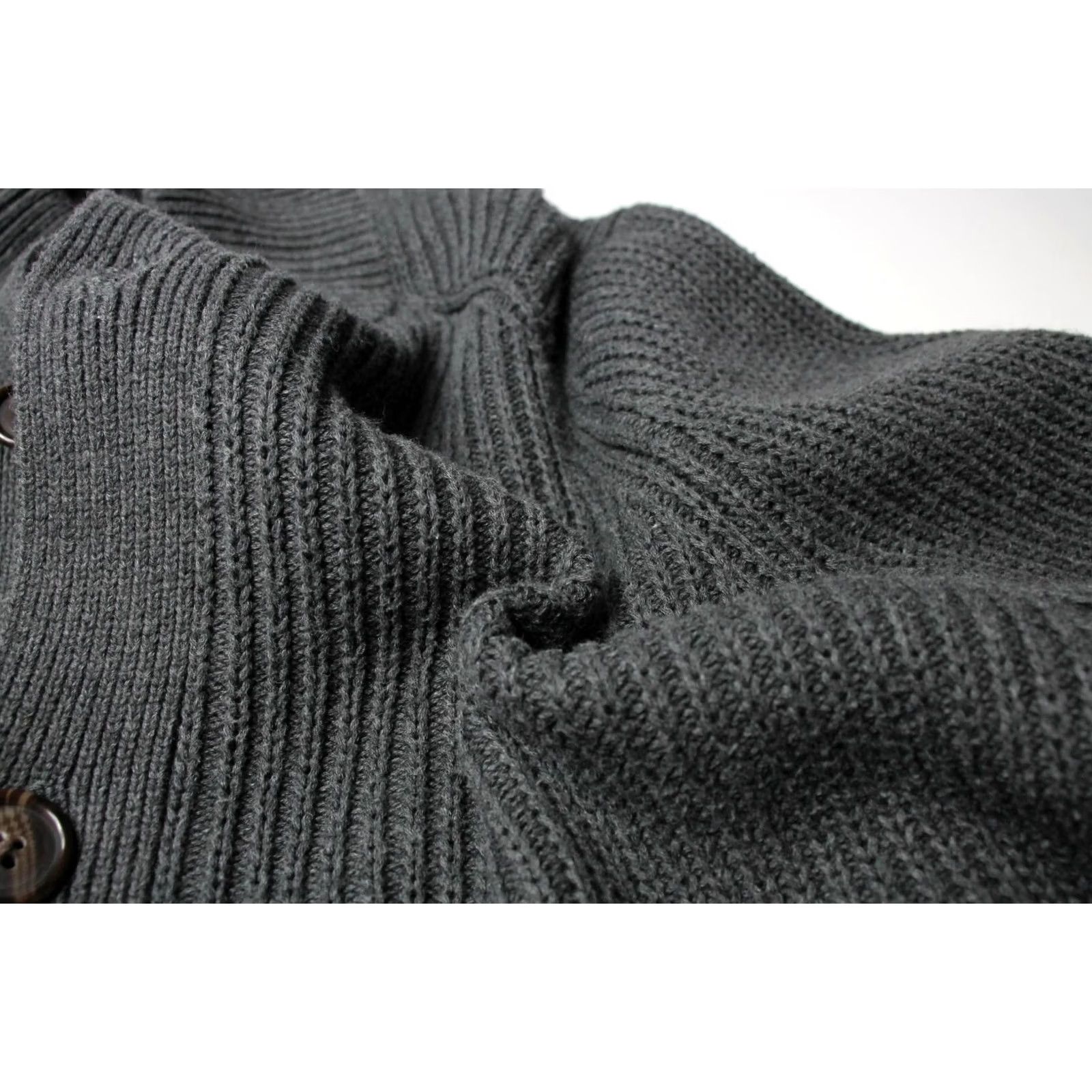 Henri Lloyd HENRI LLOYD Jumper Cardigan Men's MEDIUM Grey High Neck Buttoned Knit Jumper Mens Size US M / EU 48-50 / 2 - 6 Thumbnail