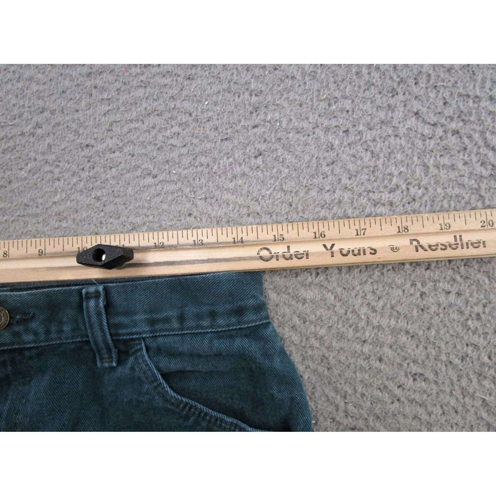 Wrangler VINTAGE Wrangler Jeans For Women 90s Green Denim High Rise Mom Size 12x30 Womens Size 34" / US 12 / IT 48 - 7 Thumbnail