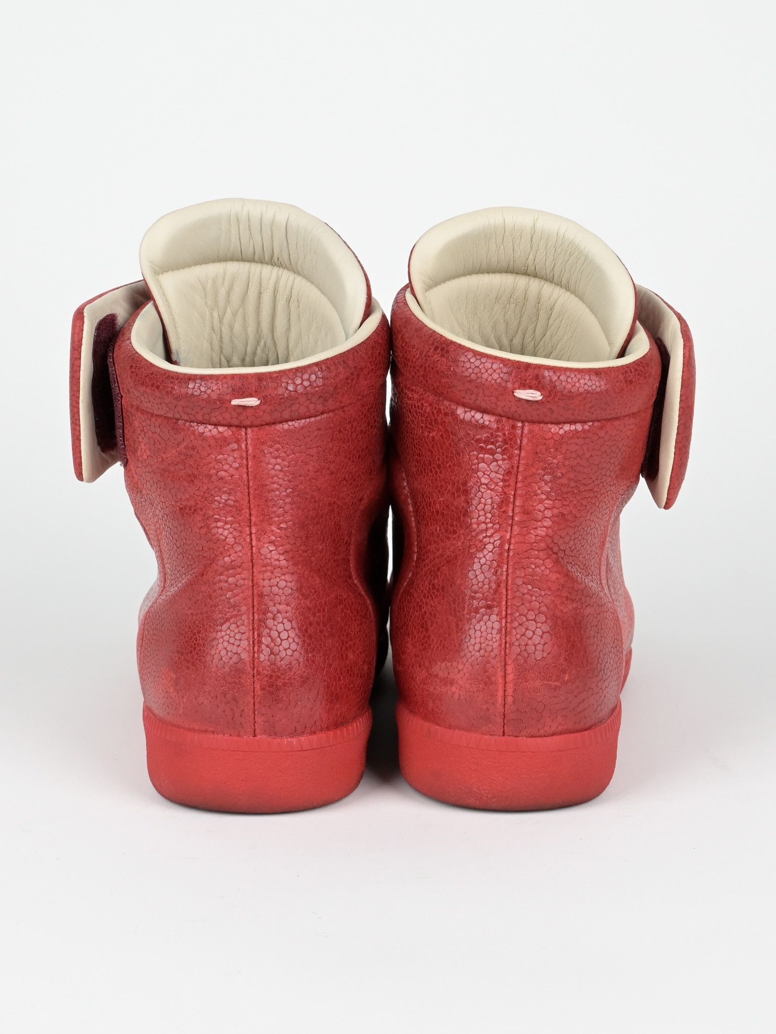 Maison Margiela Pebbled Leather Future High Top Sneakers Size US 11 / EU 44 - 7 Thumbnail