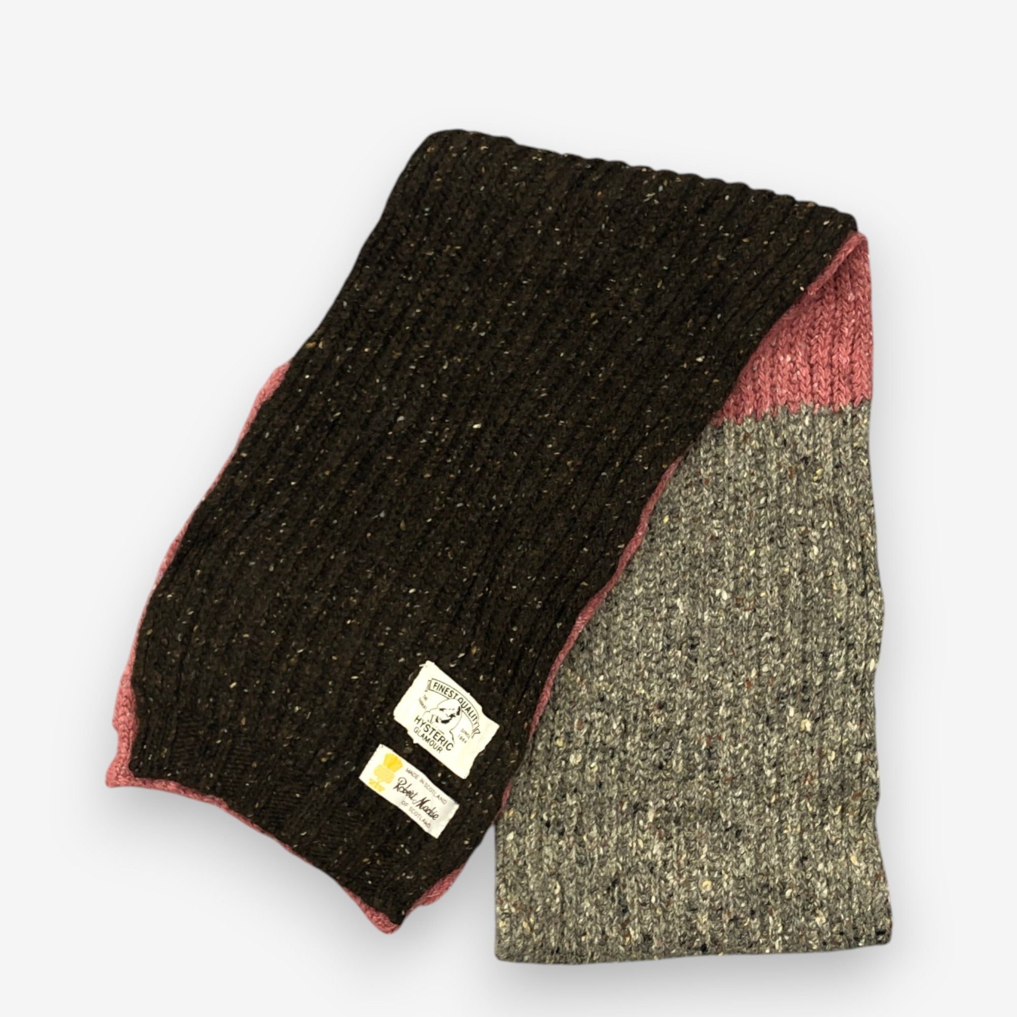 Hysteric Glamour Vintage Hysteric Glamour Scarf Muffler Wool Knit Scarves Size ONE SIZE - 3 Thumbnail