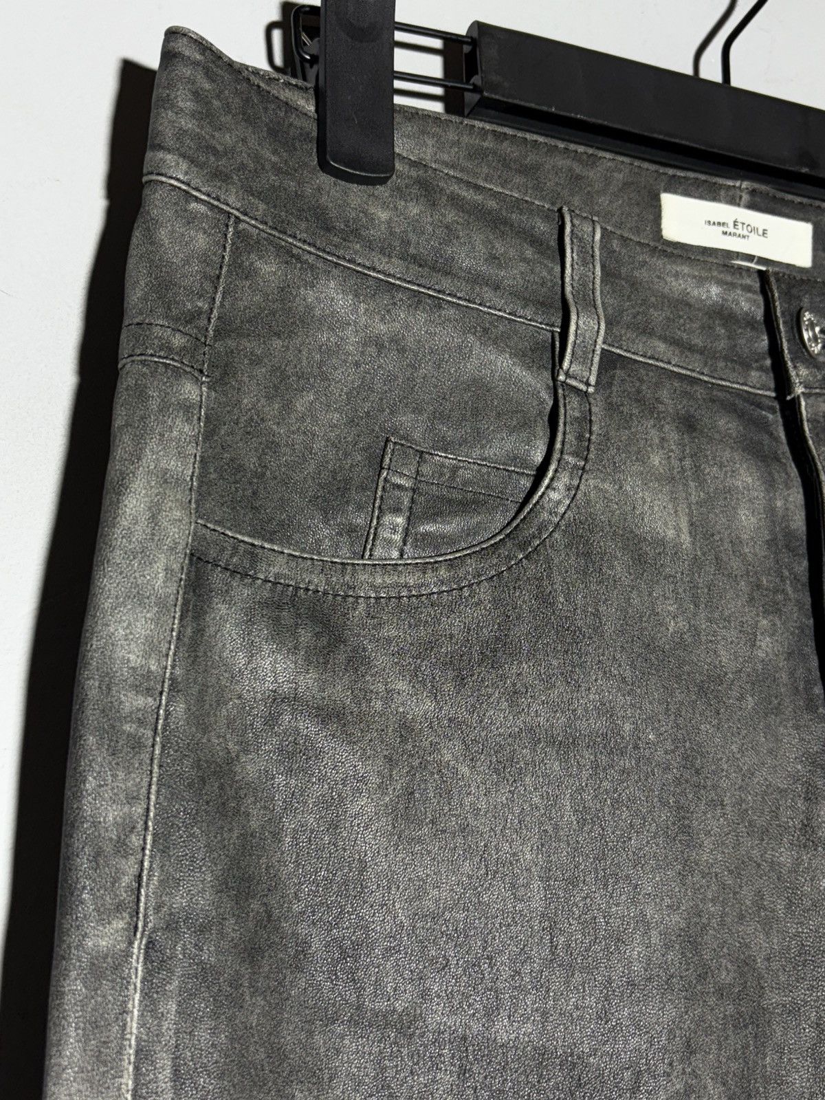 Isabel Marant Isabel Marant Étoile Taro Trousers Lamb Leather Pants Size 26" / US 2 / IT 38 - 7 Thumbnail