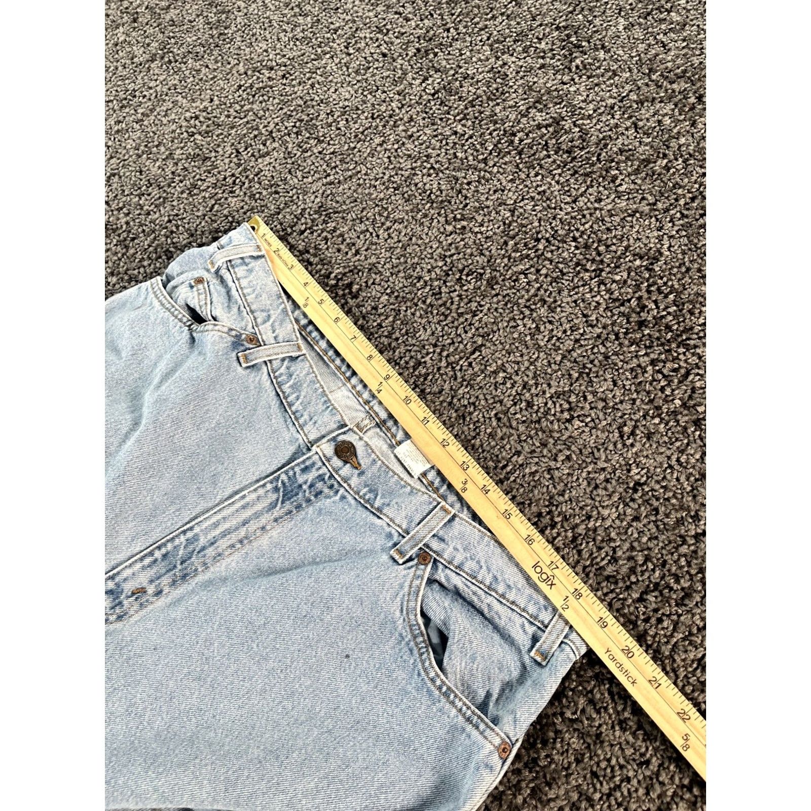 Vintage VINTAGE Levis 560 Jeans Mens 38x32 Blue 560 Loose Fit Tapered Leg Orange Tab 90s Mens jeans Blue 90s Levis Comfort Easy Care USA 5-Pocket Denim Size US 38 / EU 54 - 4 Thumbnail