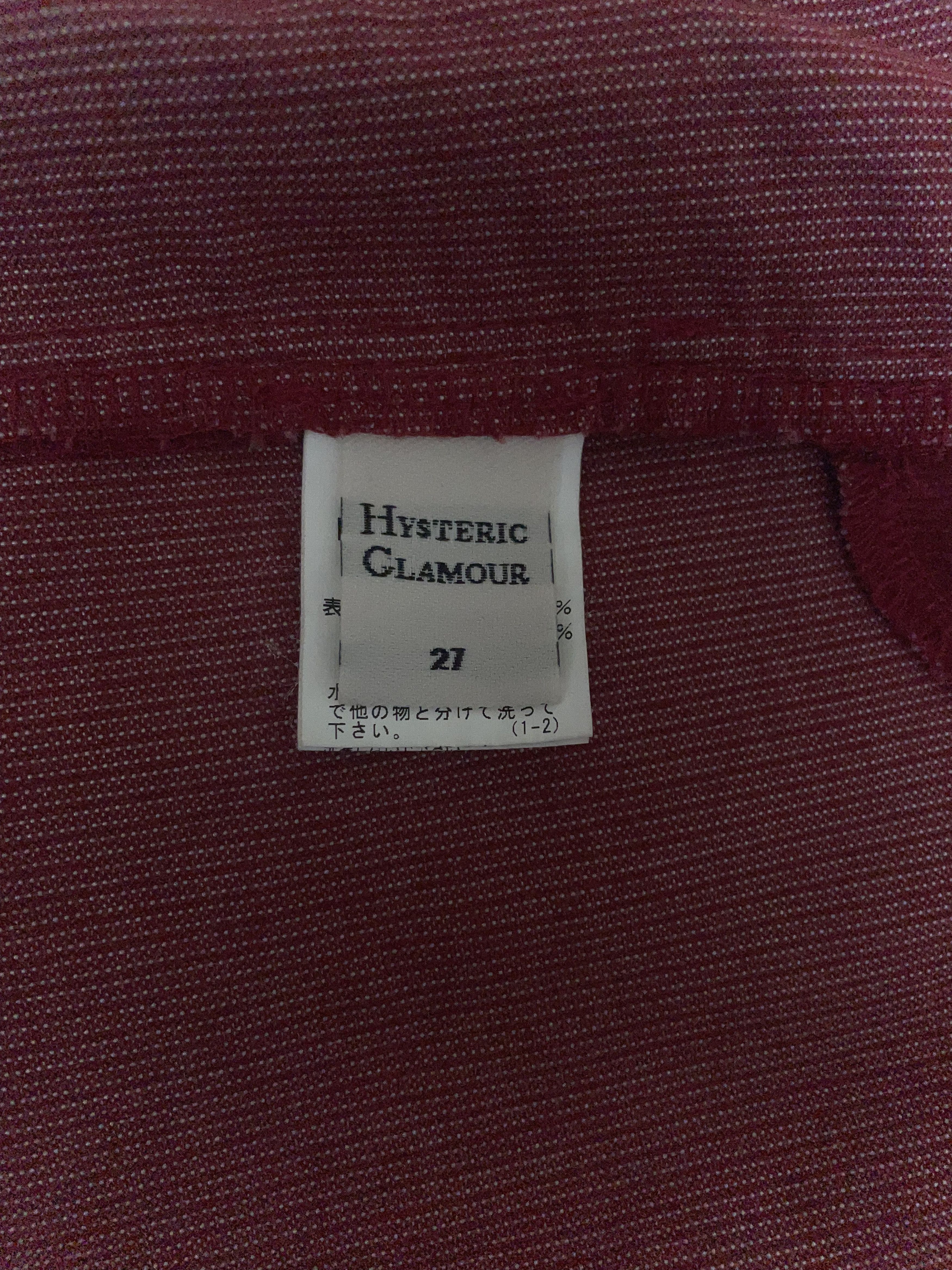Hysteric Glamour Red Maxi Corduroy Skirt | Size 27 ~ Small Size 27" / US 4 / IT 40 - 9 Thumbnail