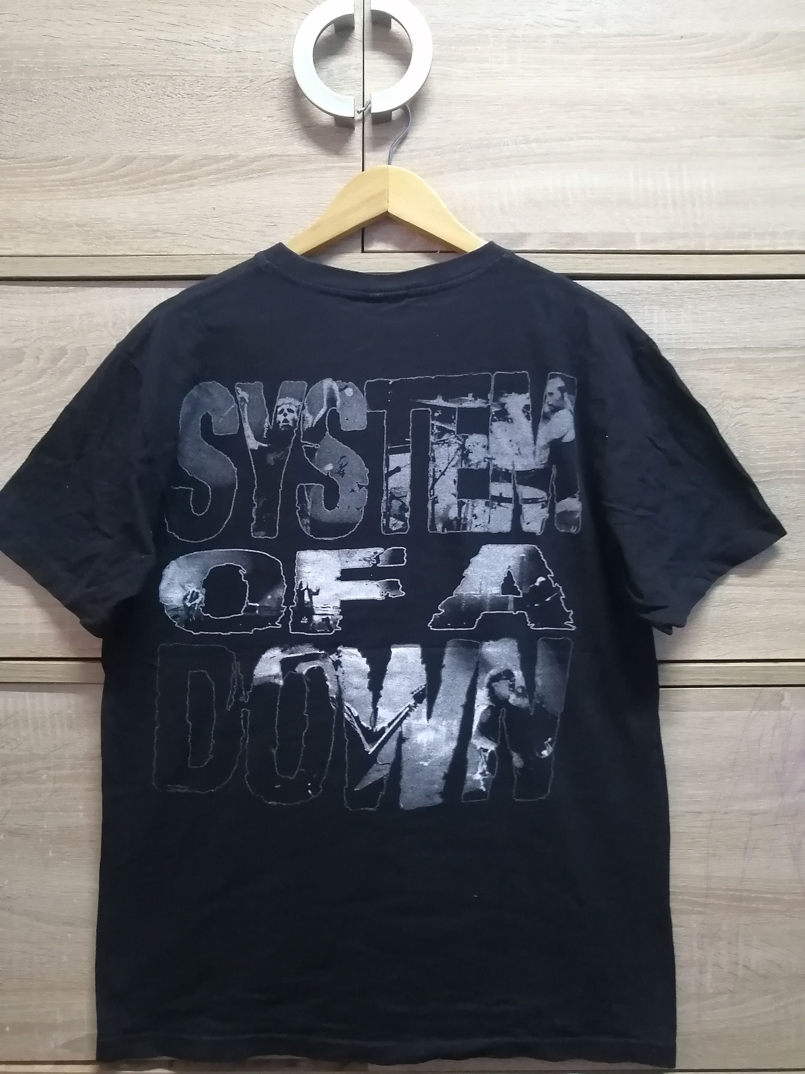 Vintage Thrashed Sun Faded S.O.A.D Shirt Distressed Band Size US L / EU 52-54 / 3 - 2 Thumbnail