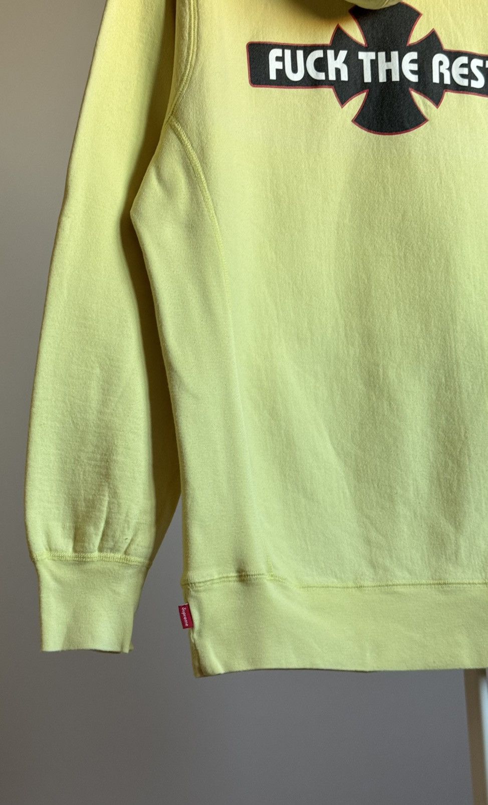 Supreme Supreme Independent Big Logo Yellow Hoodie Large Sweatshirt Size US L / EU 52-54 / 3 - 11 Thumbnail