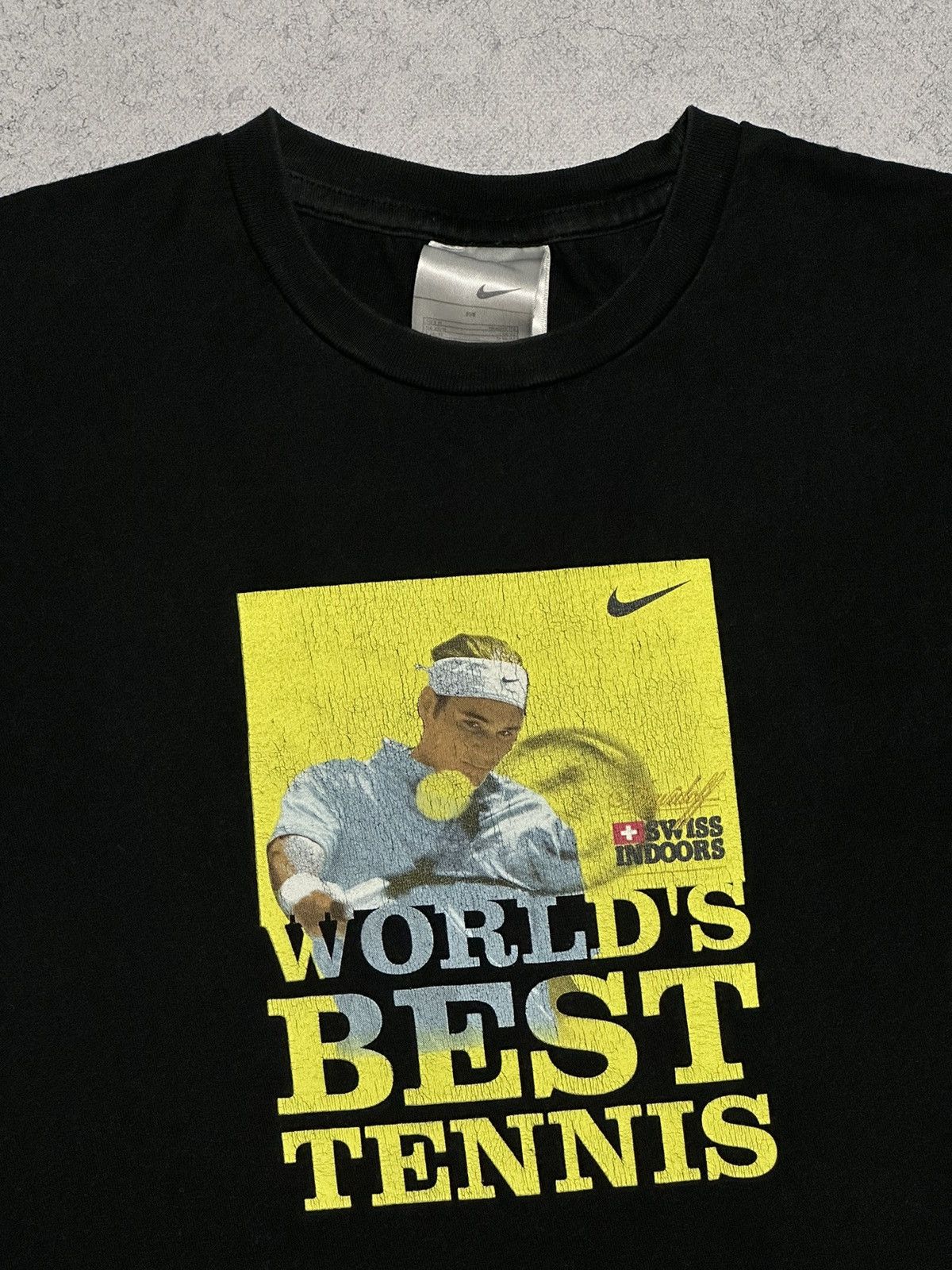 Nike Vintage Nike Roger Federer World Best Tennis T-Shirt Size US M / EU 48-50 / 2 - 4 Thumbnail