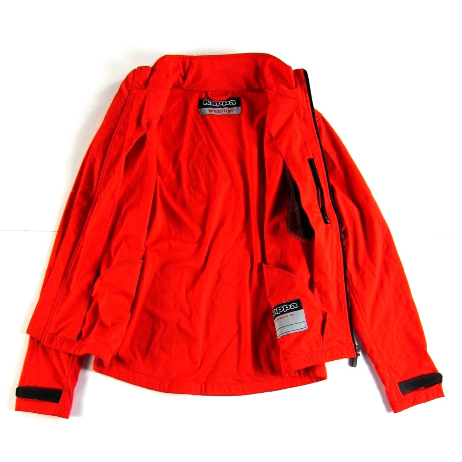 Kappa Kappa Red Stretch Soccer Track Running Zip Pocket Windbreaker Jacket Women Med Size M / US 6-8 / IT 42-44 - 5 Thumbnail
