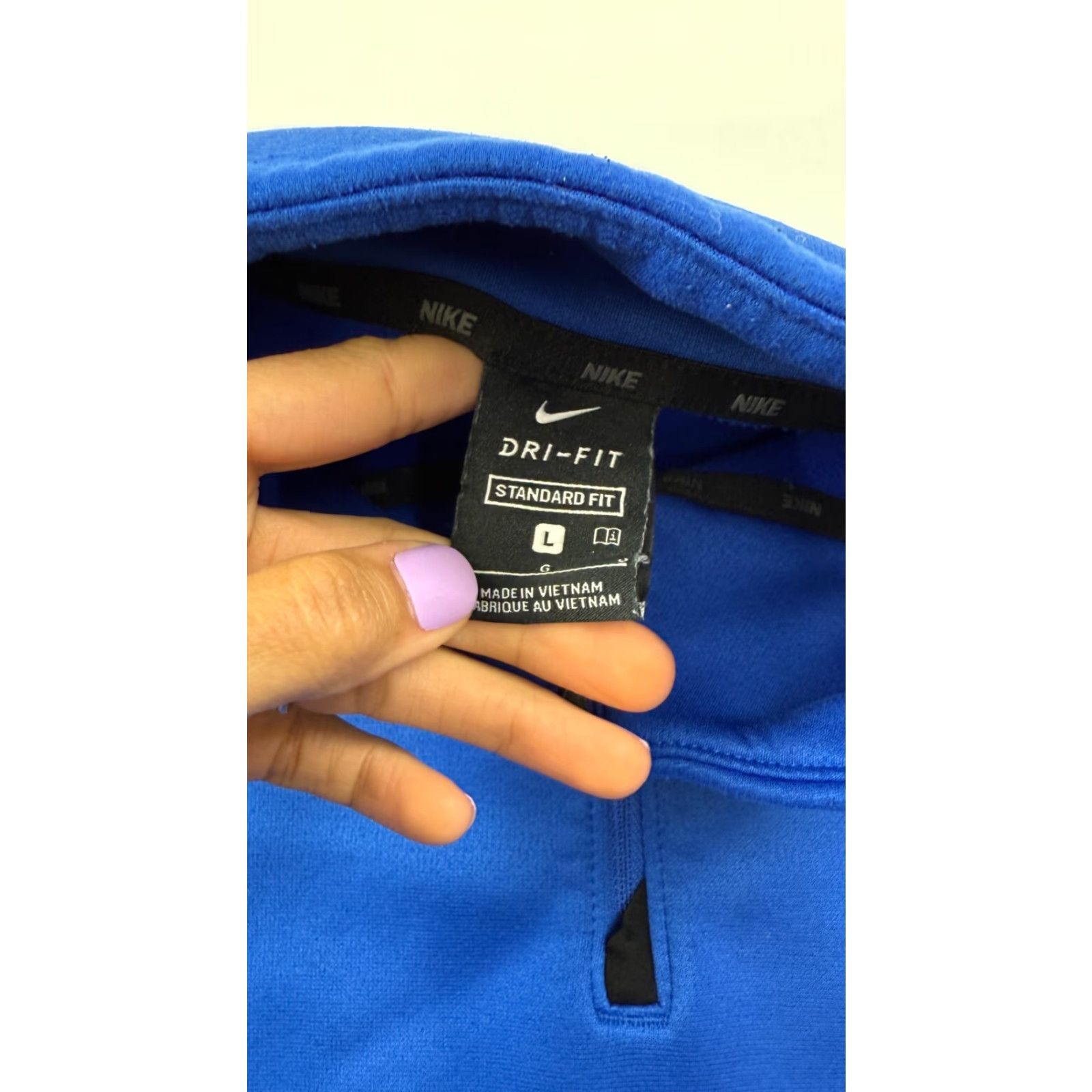 Nike Nike Sweatshirt Mens Large Blue Dri-Fit 1/4 Zip Pullover CU6217-480 Size US L / EU 52-54 / 3 - 4 Thumbnail